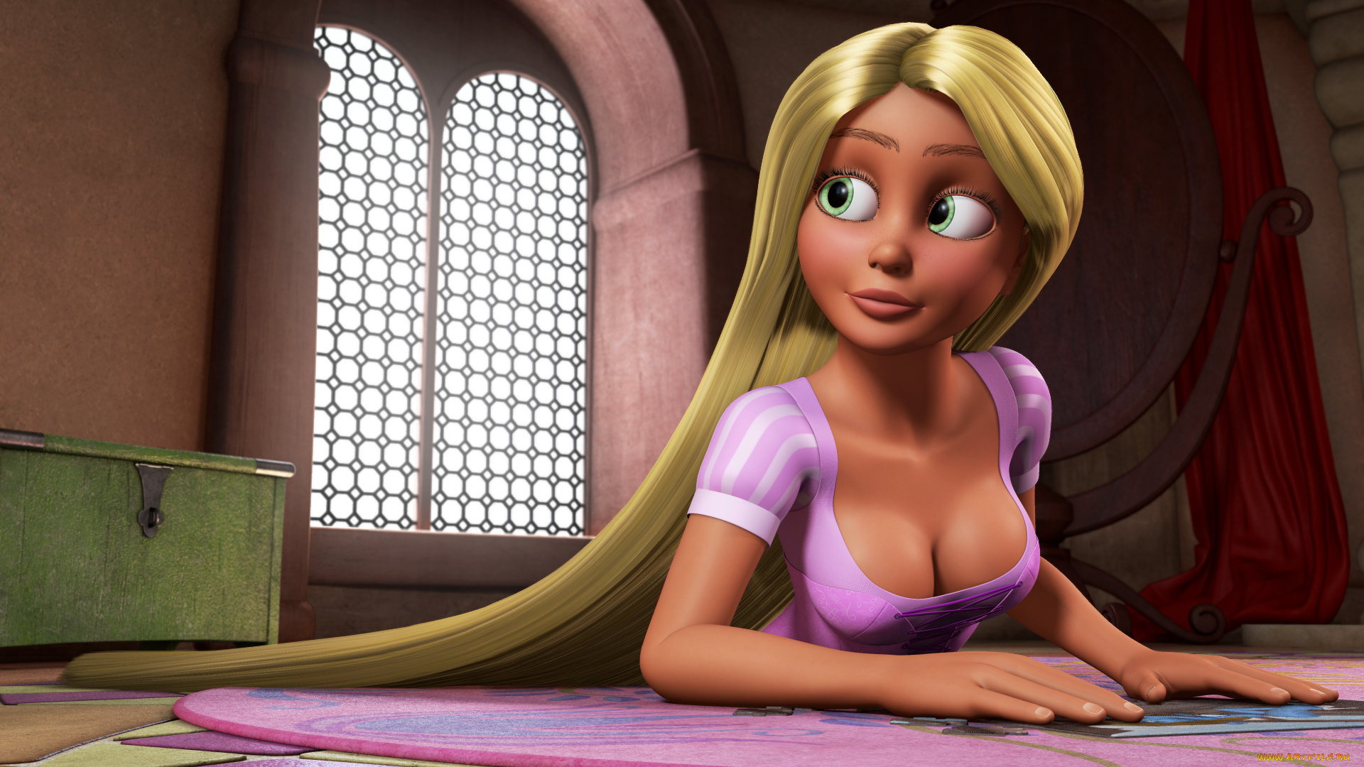 3д, графика, ___, интерьер, персонаж