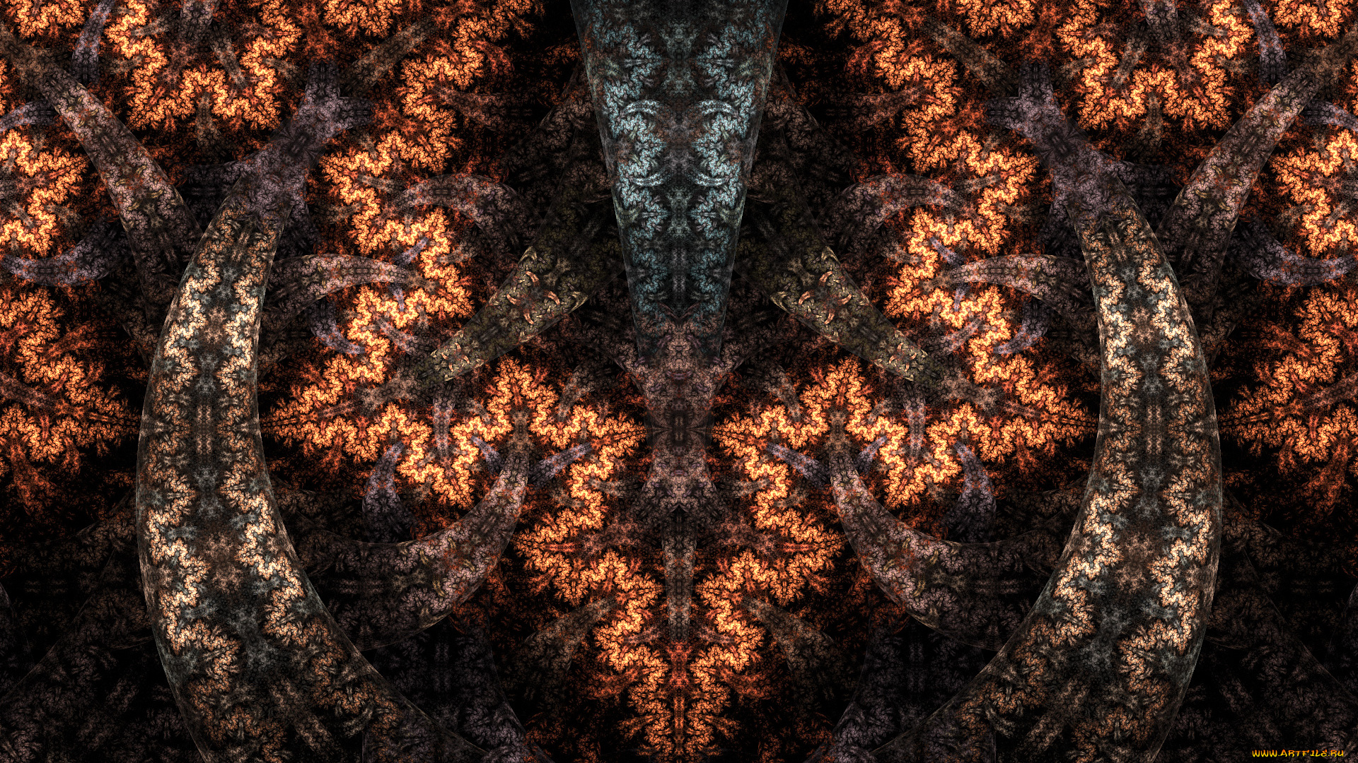 3д, графика, фракталы, , fractal, узор, фон, цвета