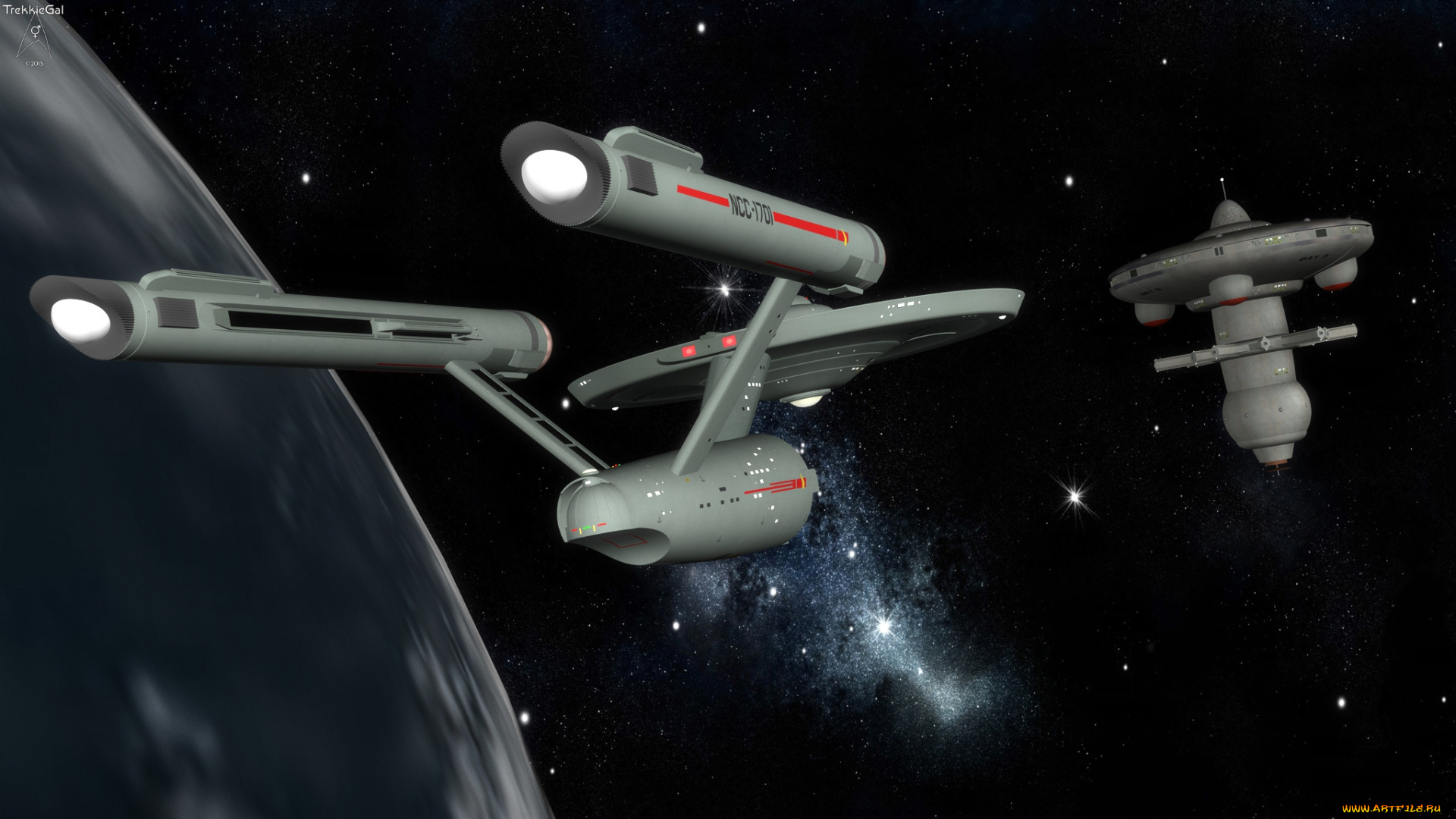 космос, арт, космический, корабль, полет, вселенная, планета, звезды