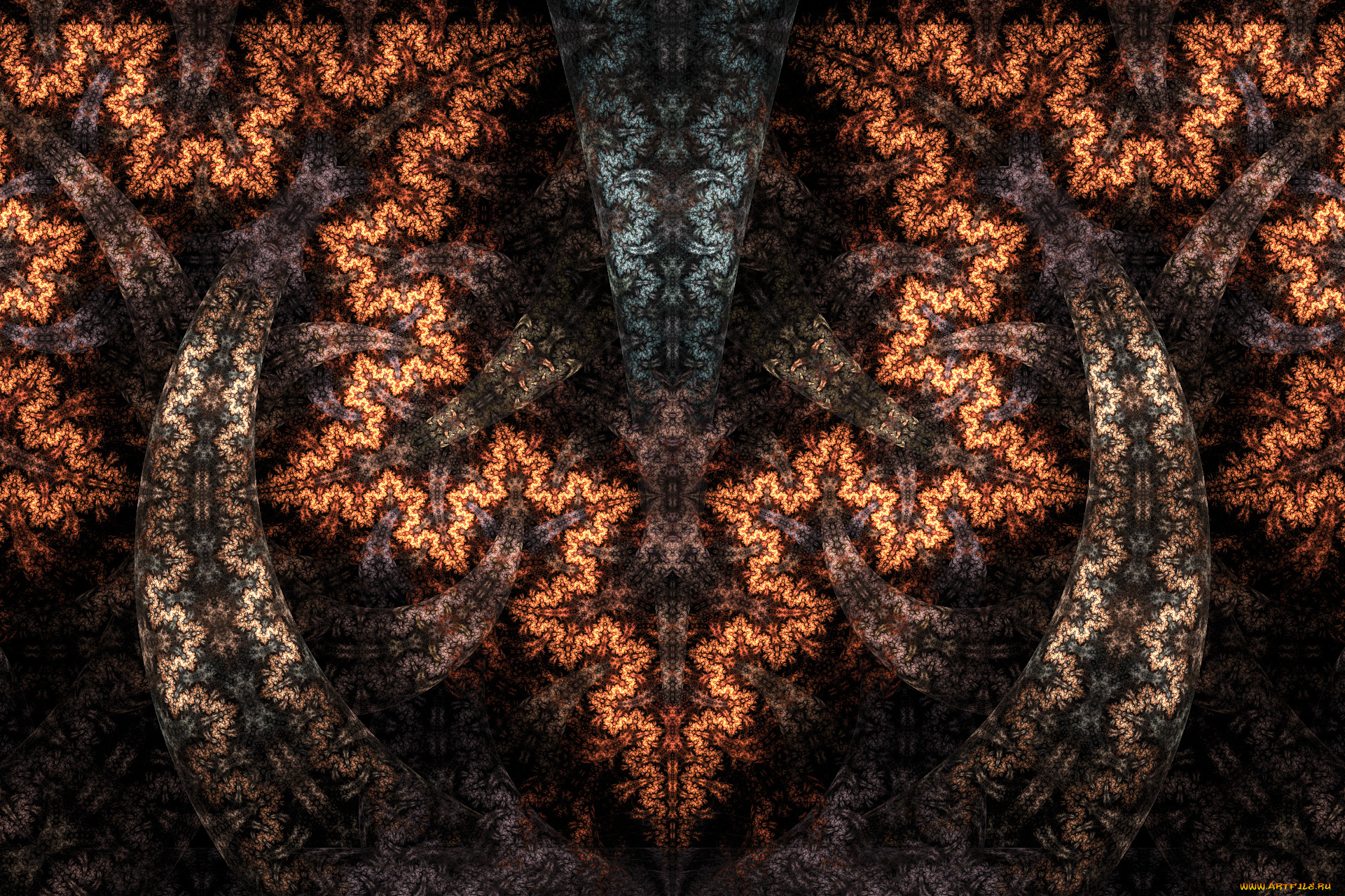 3д, графика, фракталы, , fractal, узор, фон, цвета