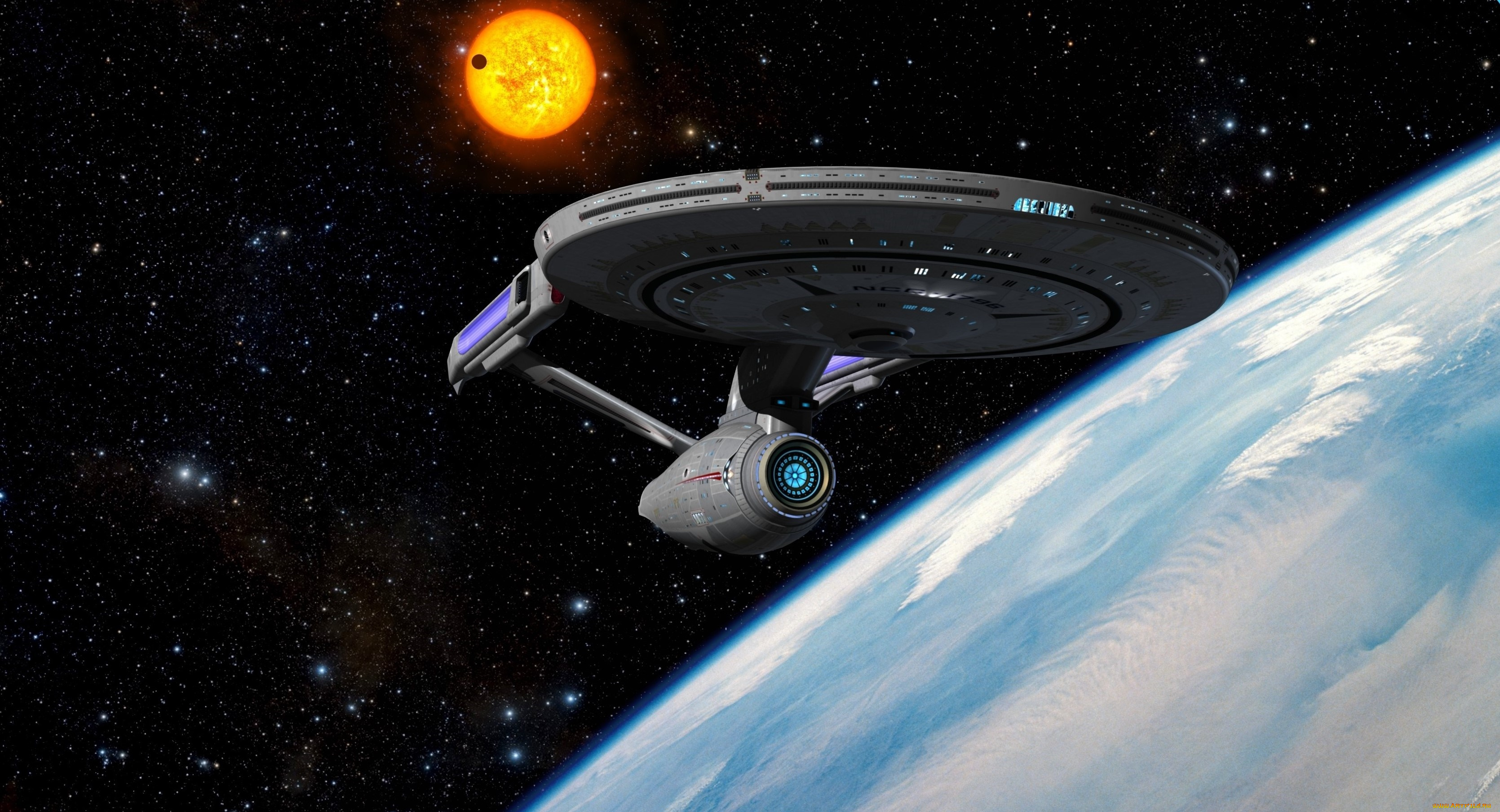 космос, арт, космический, корабль, полет, вселенная, планета, звезды