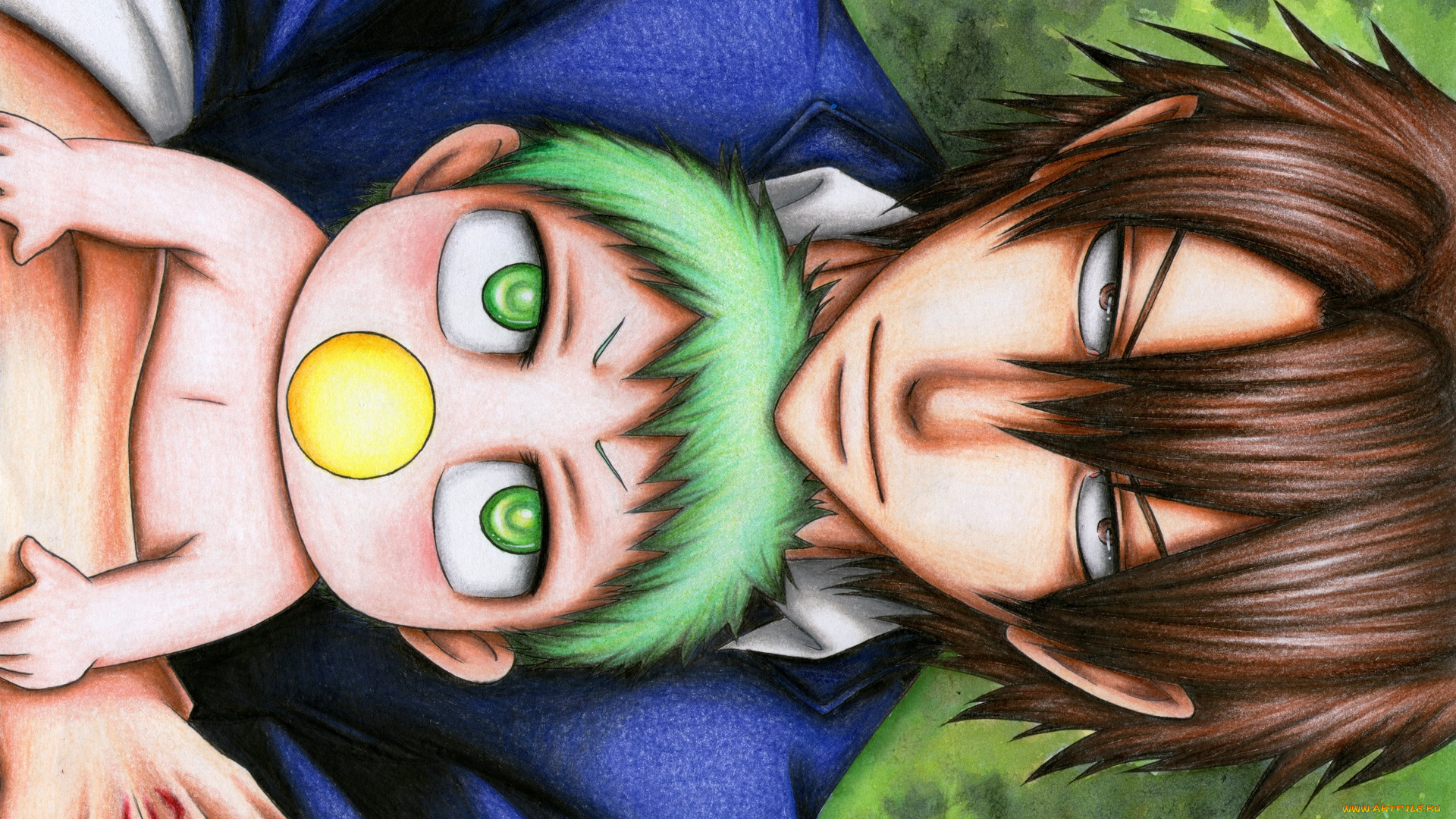 аниме, beelzebub, тацуми, вельзепуз