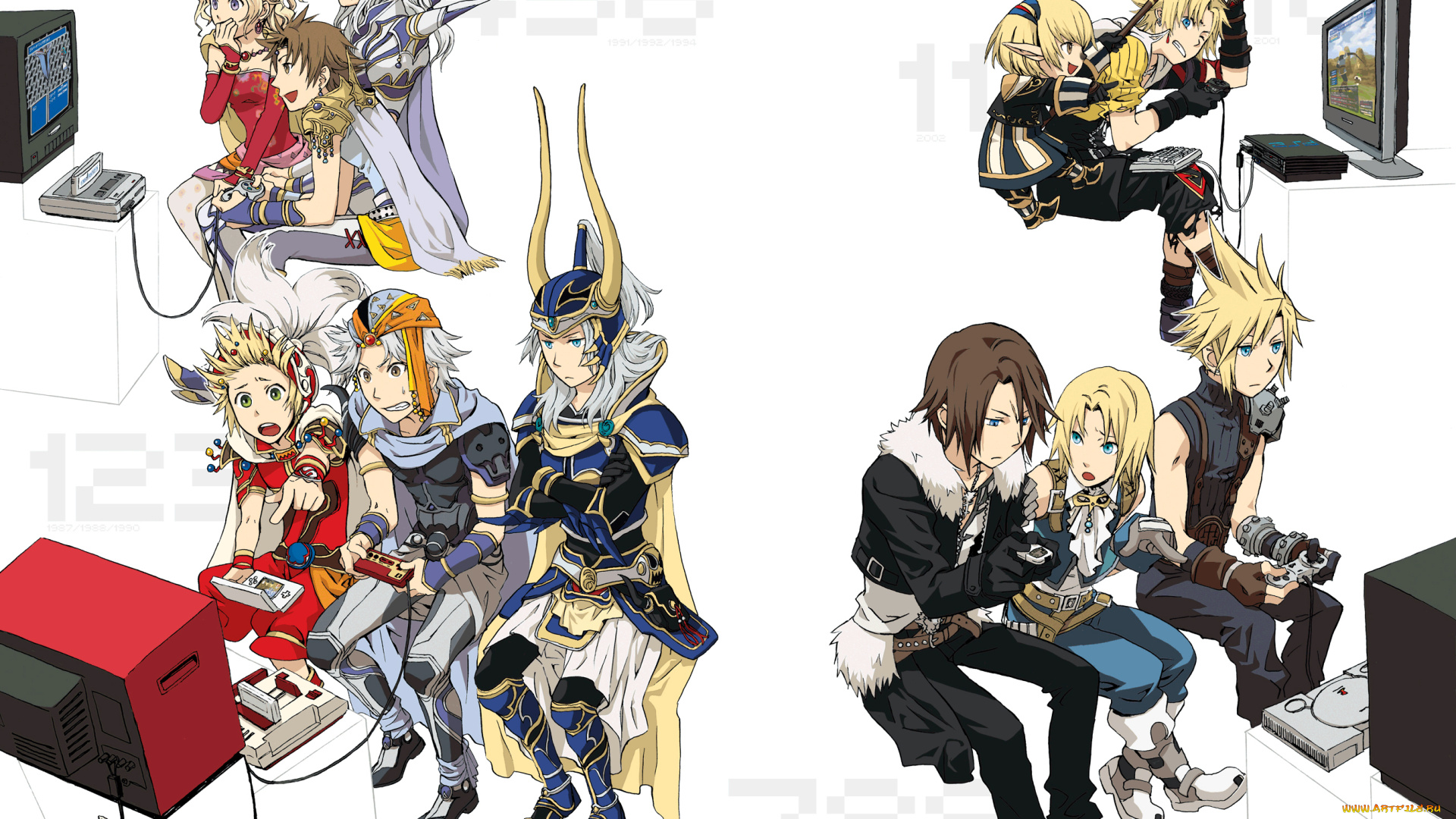 аниме, final, fantasy, последняя, фантазия