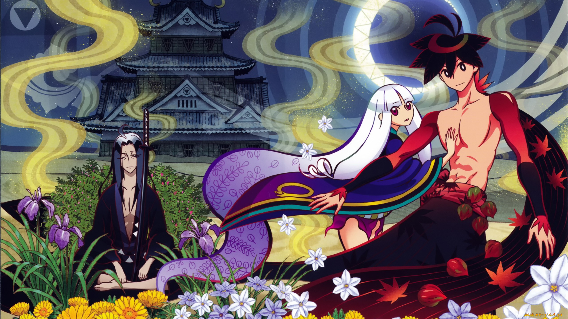 аниме, katanagatari, персонажи