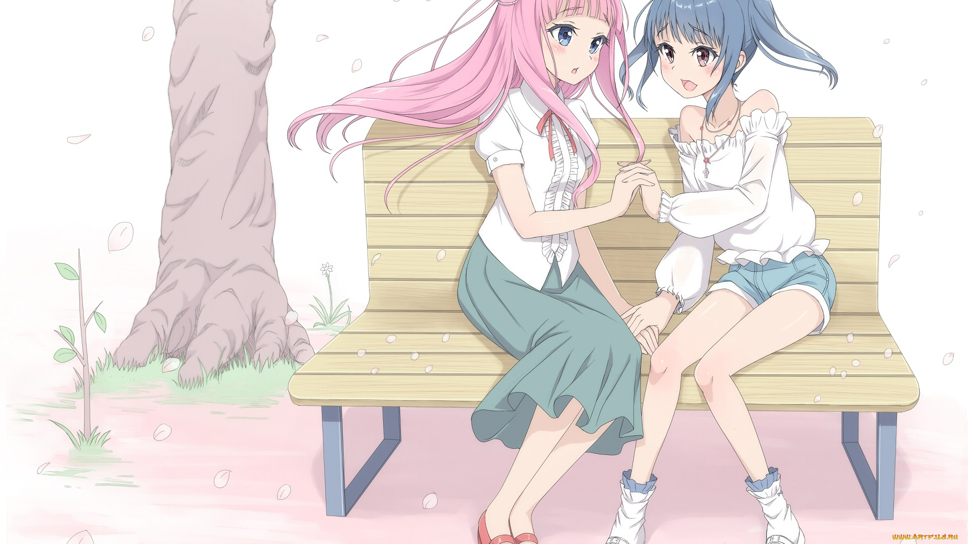 аниме, unknown, , другое, фон, взгляд, девушки