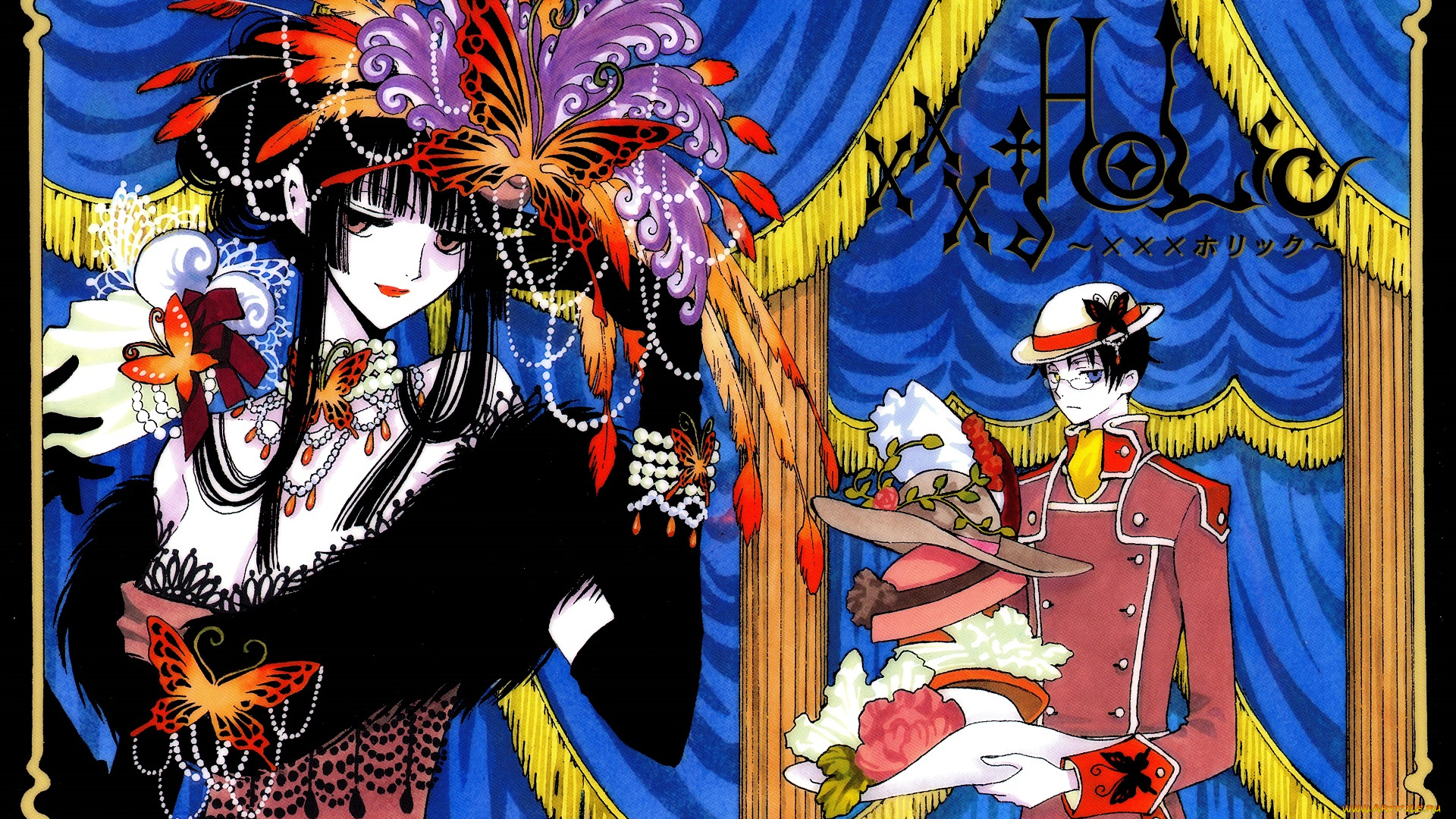 аниме, xxxholic, двое