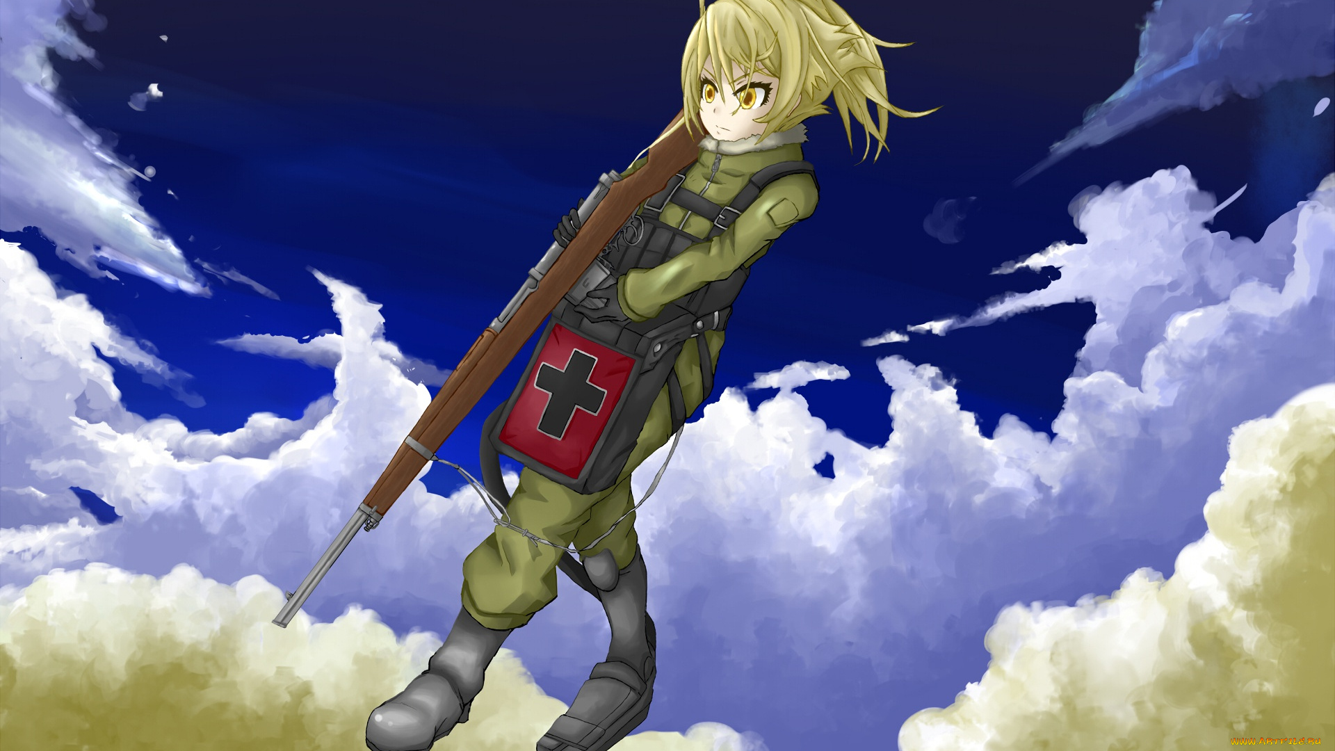 аниме, youjo, senki, tanya, degurechaff
