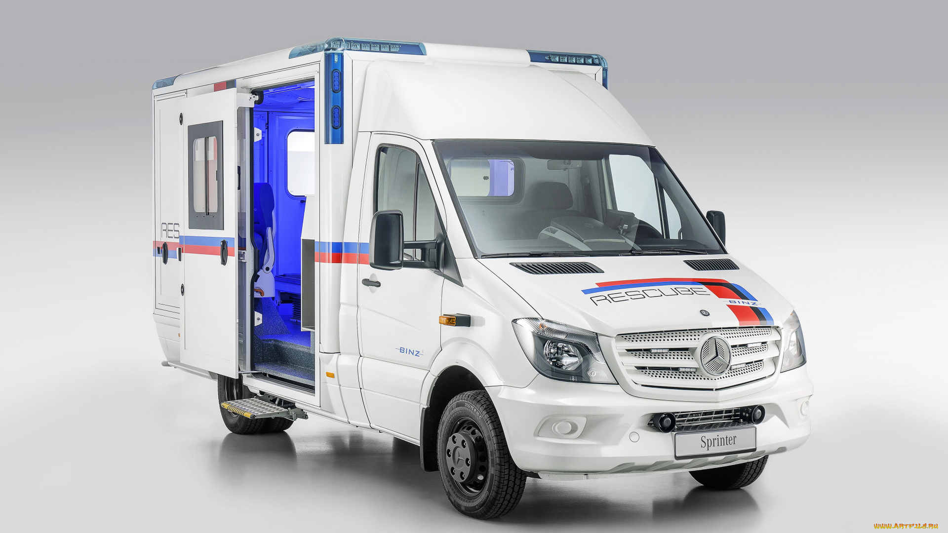 автомобили, скорая, помощь, mercedes, benz