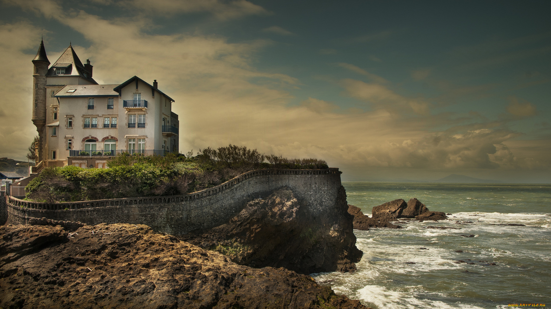 города, -, пейзажи, побережье