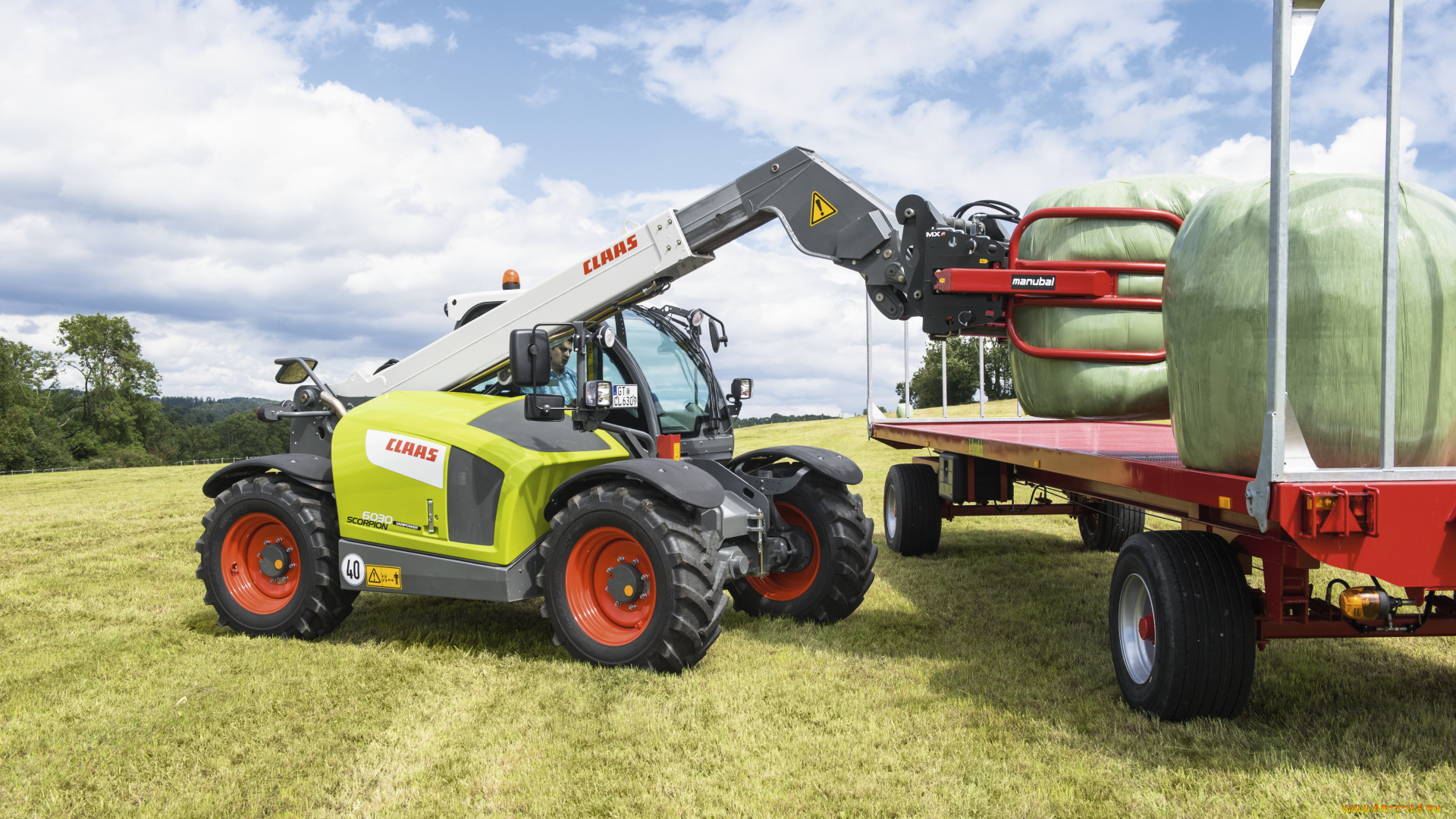 техника, фронтальные, погрузчики, claas, scorpion