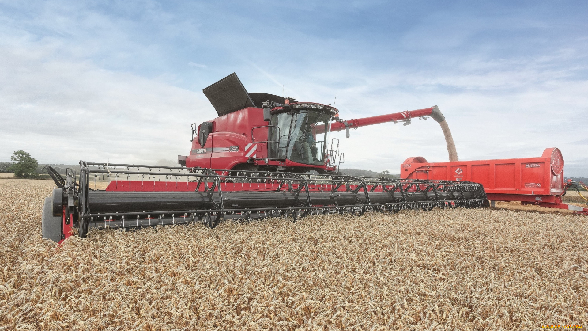 техника, комбайны, case