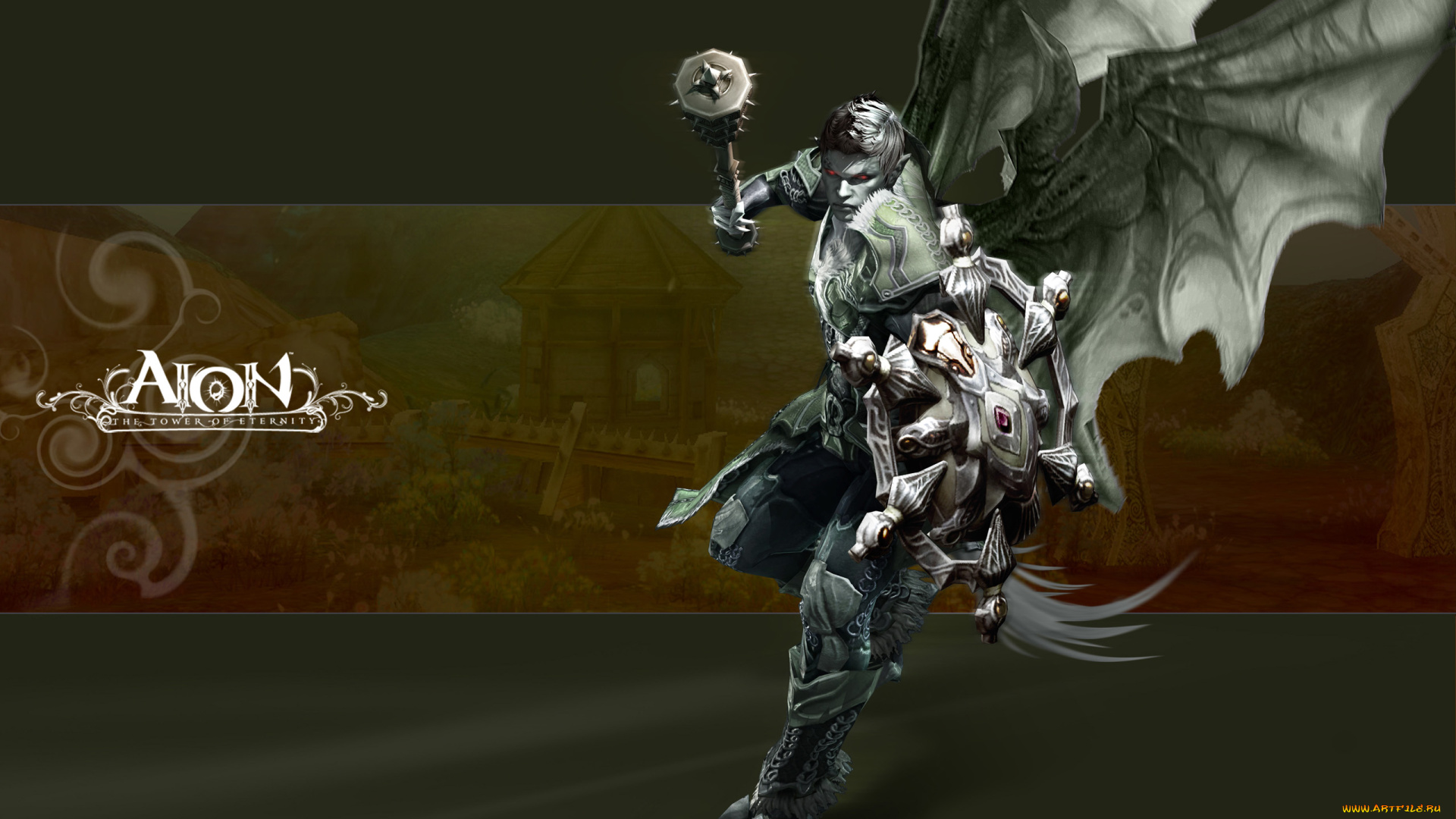 видео, игры, aion, , the, tower, of, eternity, демон