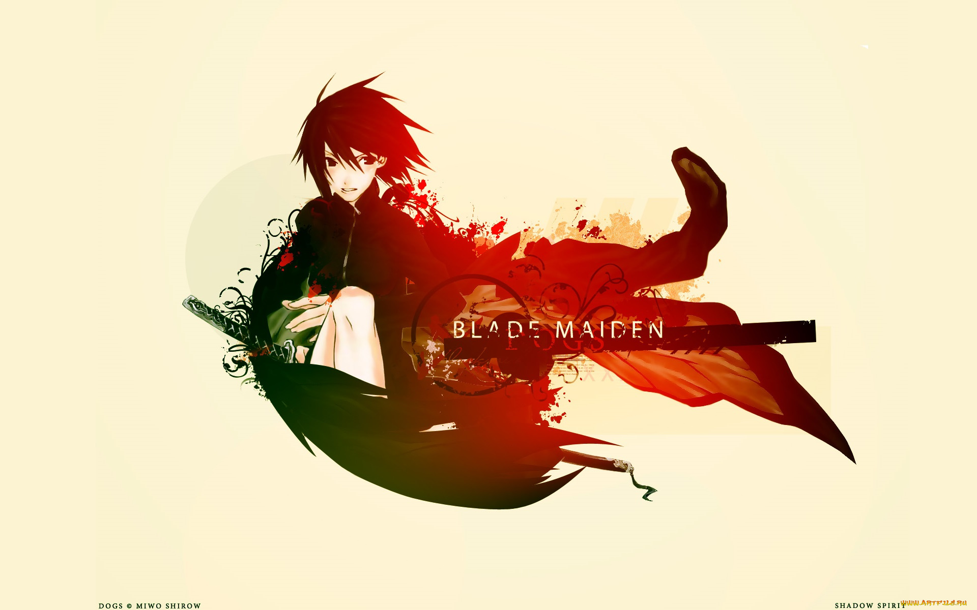 аниме, dogs, , bullets, &, carnage, девушка