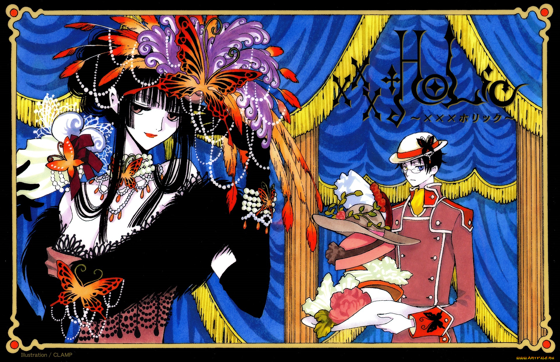 аниме, xxxholic, двое
