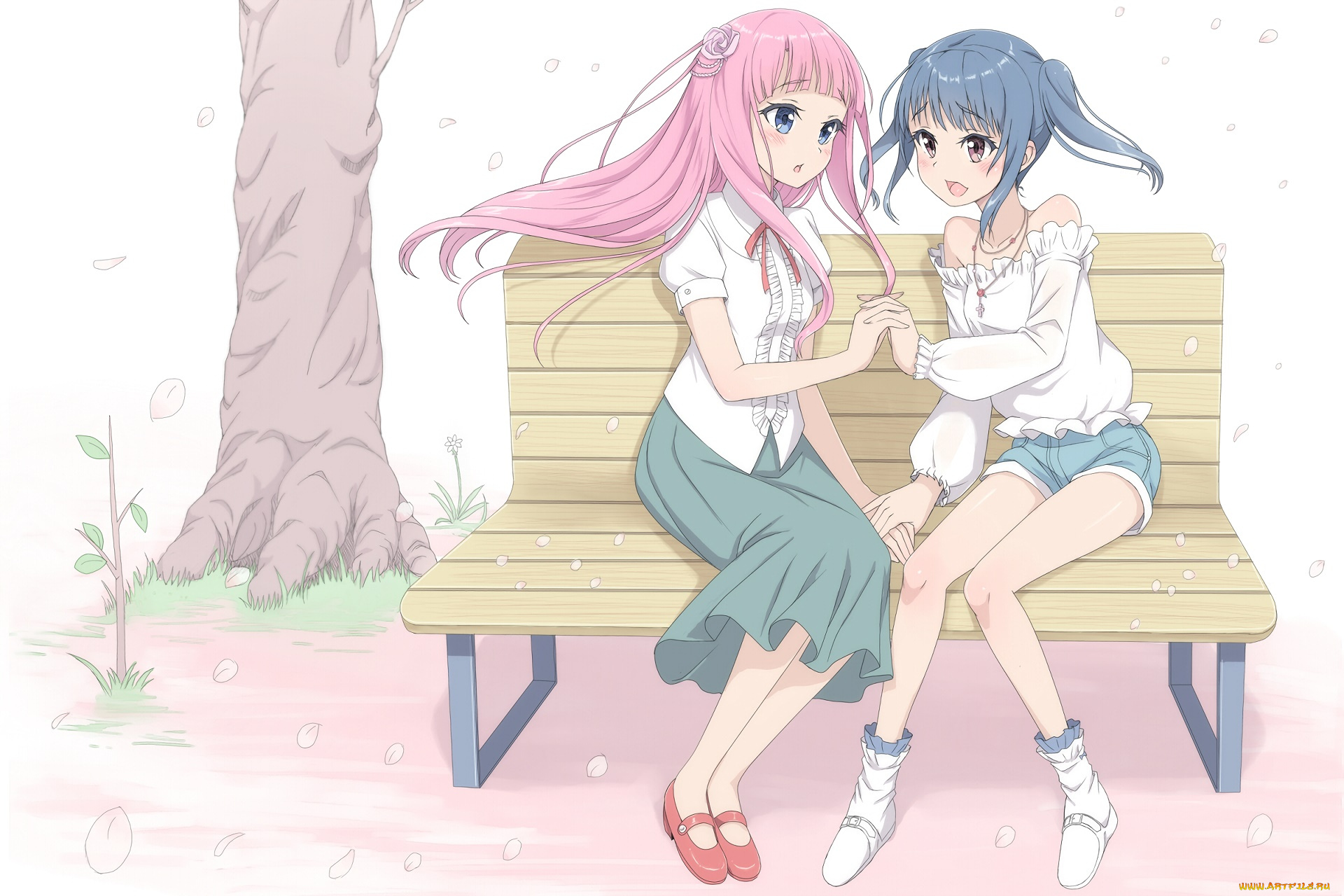 аниме, unknown, , другое, фон, взгляд, девушки