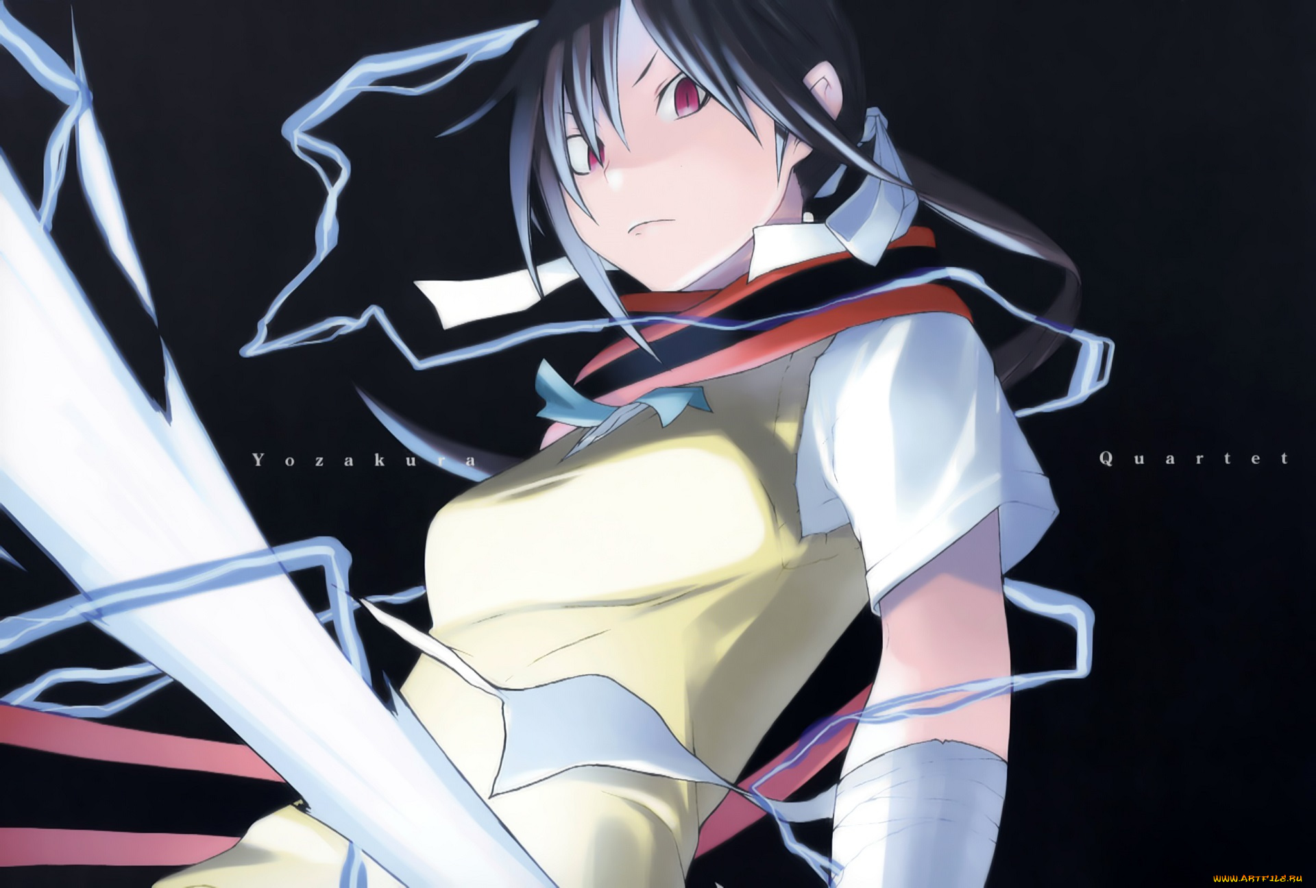аниме, yozakura, quartet, yozakura, quarte