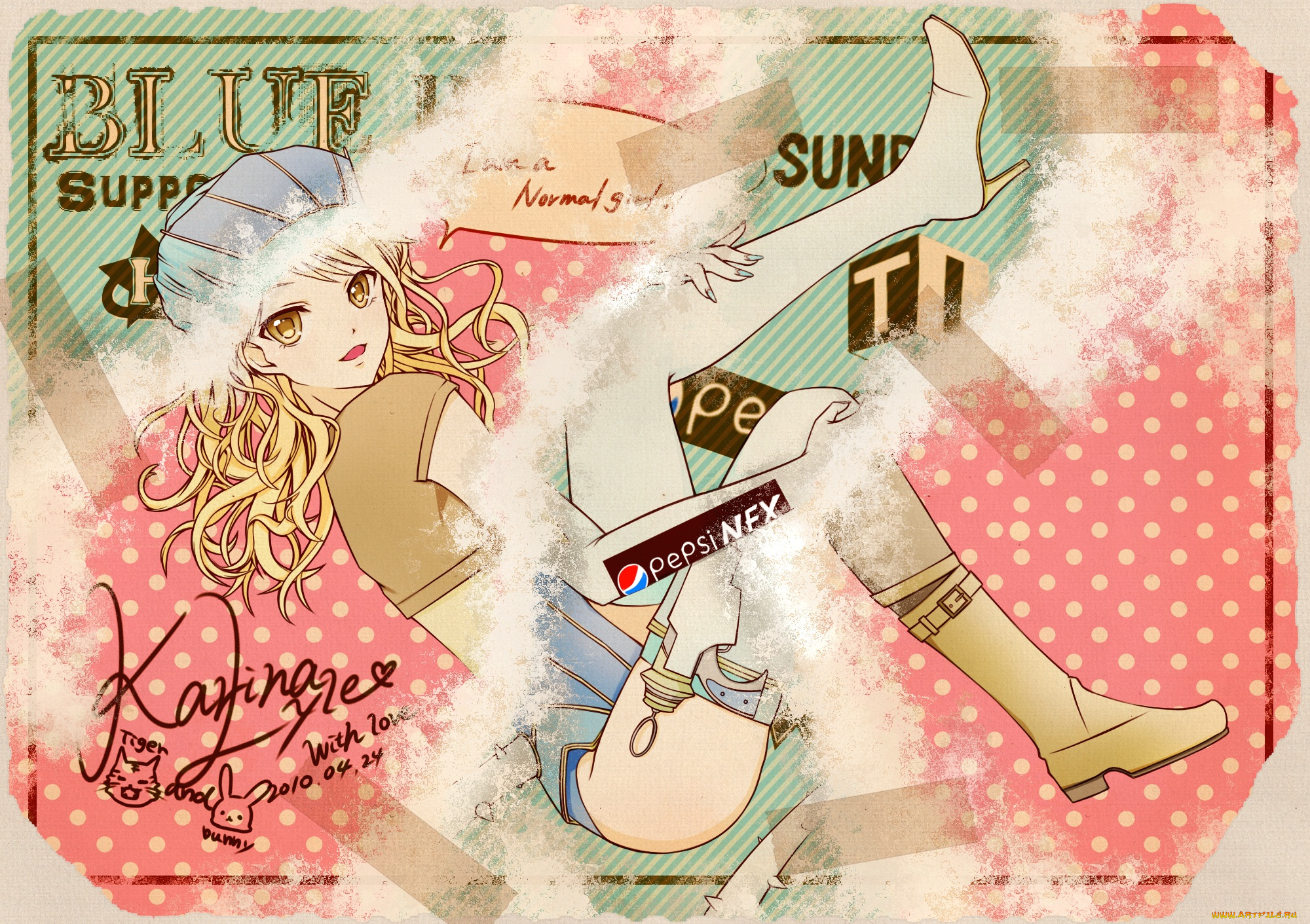 аниме, tiger, and, bunny, голубая, роза