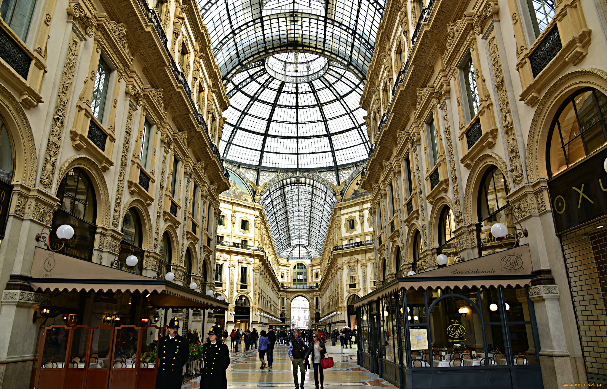 города, милан, , италия, пейзаж, милан