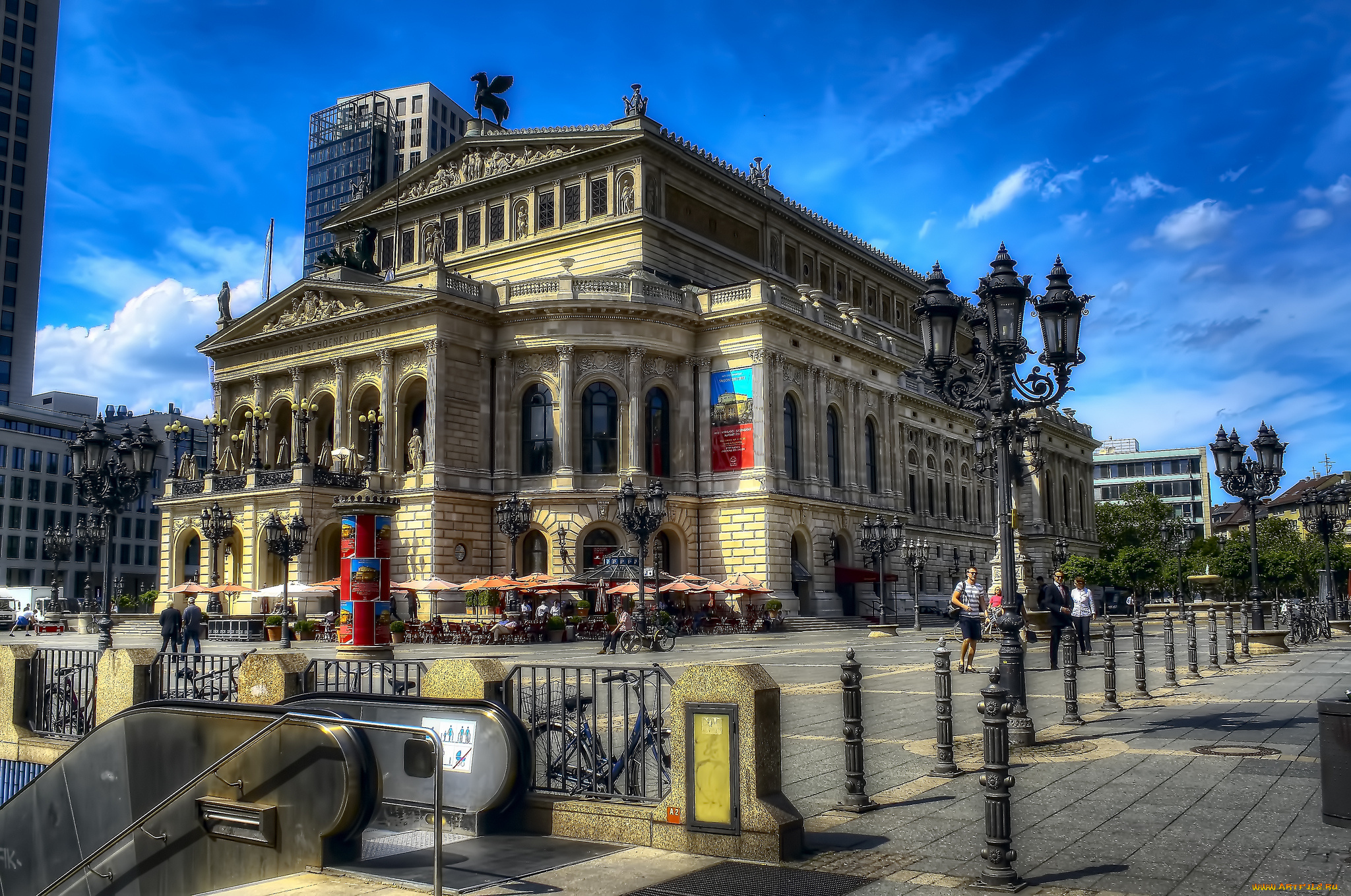 francoforte, teatro, dell`opera, города, франкфурт-на-майне, , германия, театр, опера