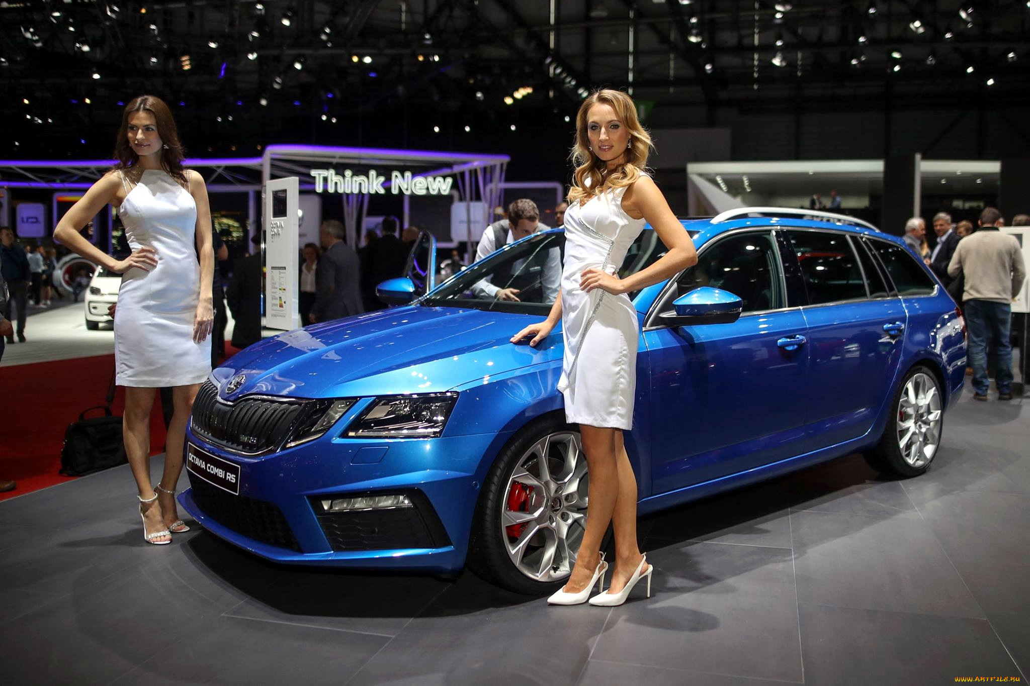 автомобили, -авто, с, девушками, автосалон