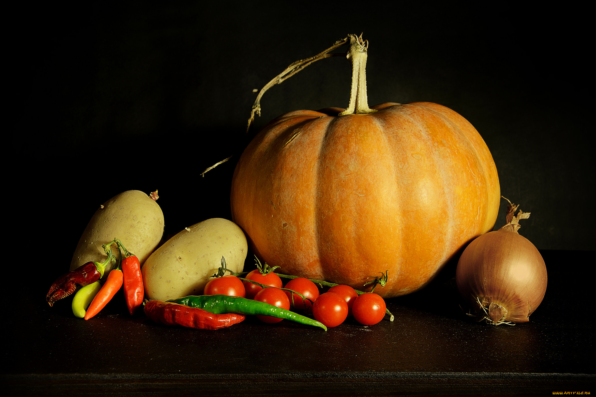 еда, овощи, урожай, томаты, помидоры