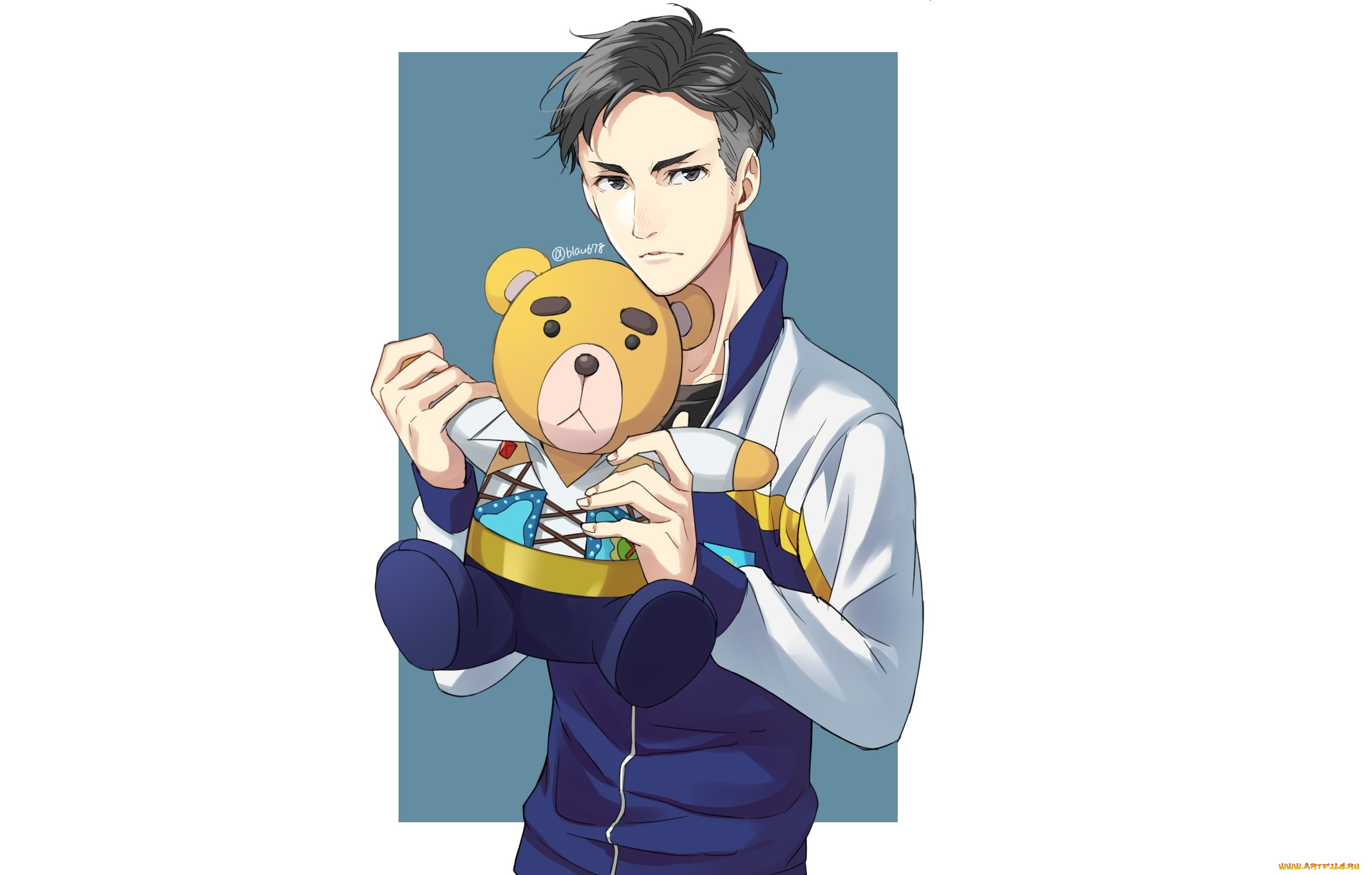 аниме, yuri, on, ice, otabek, altin