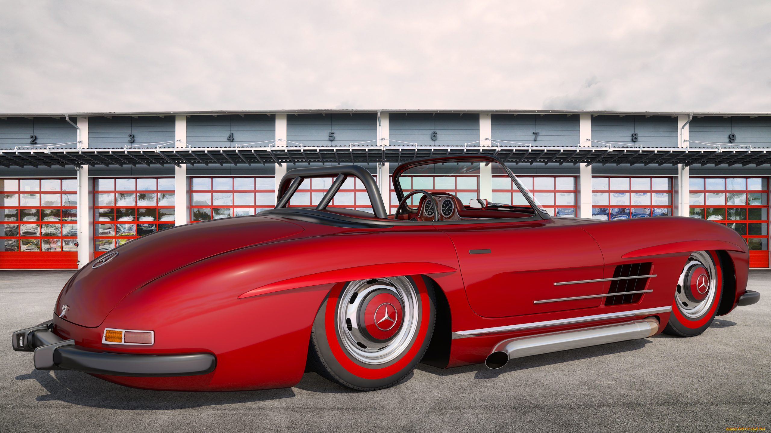 автомобили, 3д, автомобиль, фон