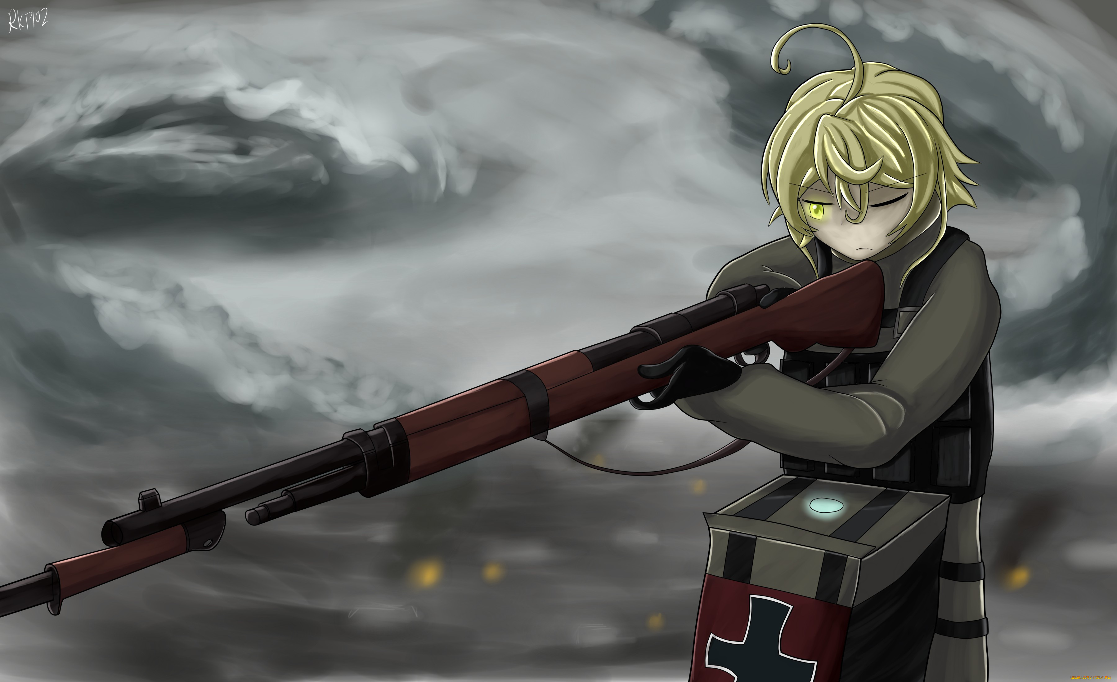 аниме, youjo, senki, tanya, degurechaff