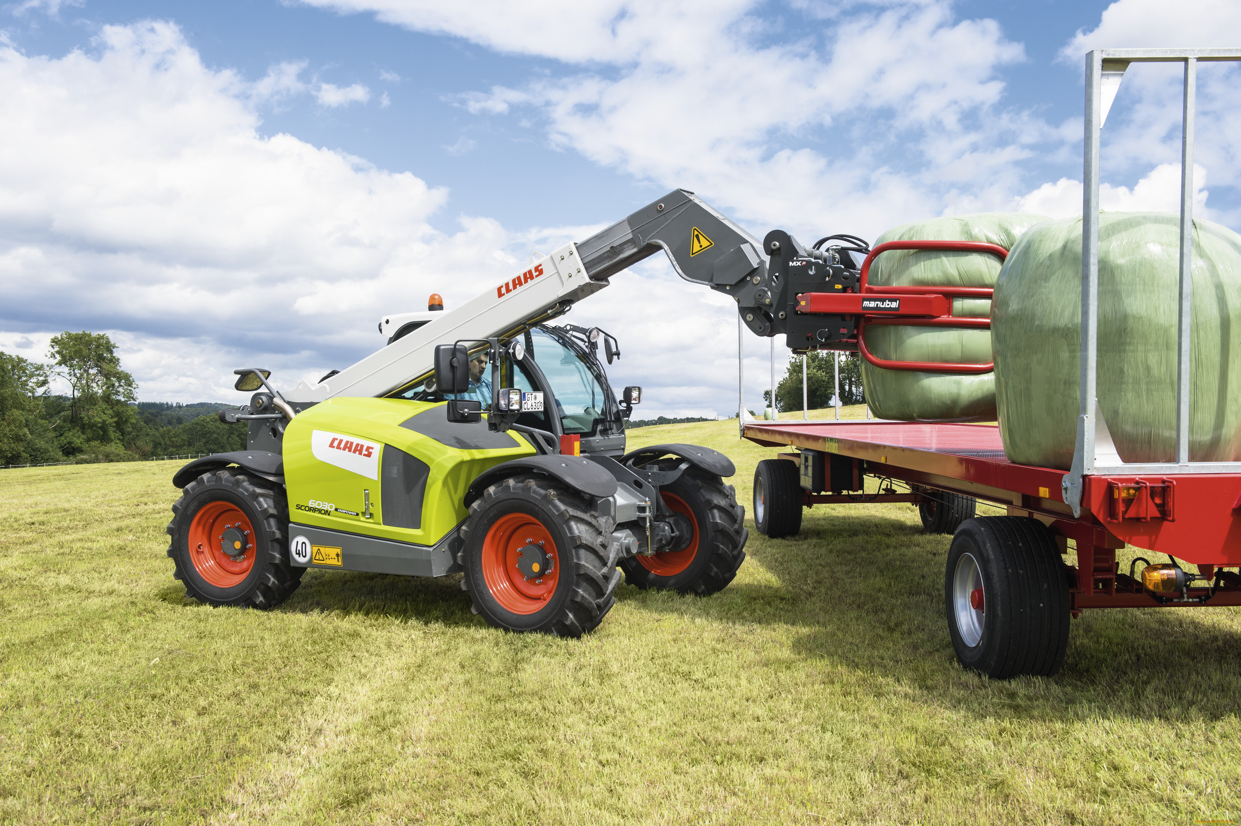 техника, фронтальные, погрузчики, claas, scorpion