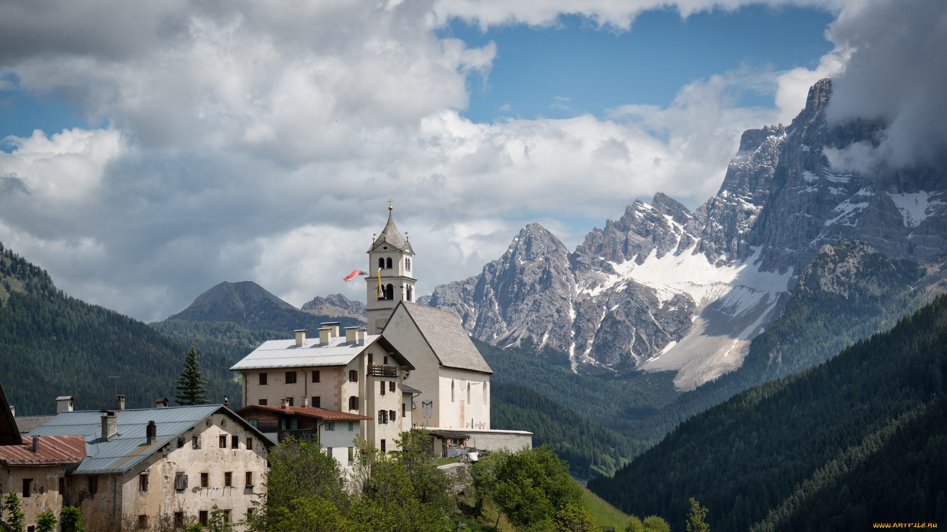 города, -, панорамы, простор