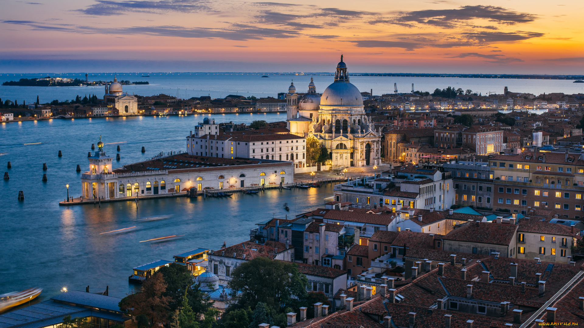 города, венеция, , италия, простор