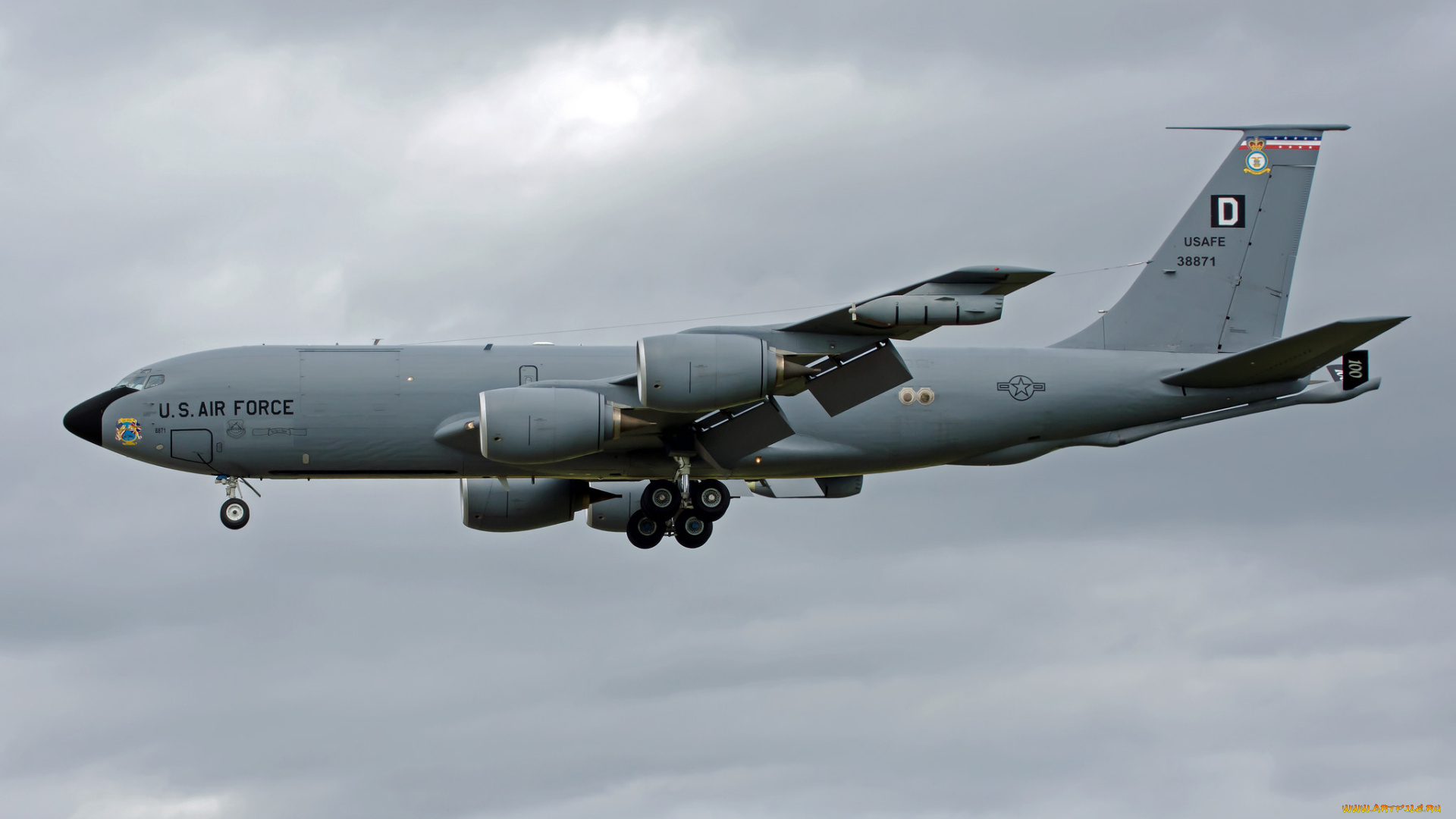 kc-135r, stratotanker, авиация, военно-транспортные, самолёты, транспорт, войсковой