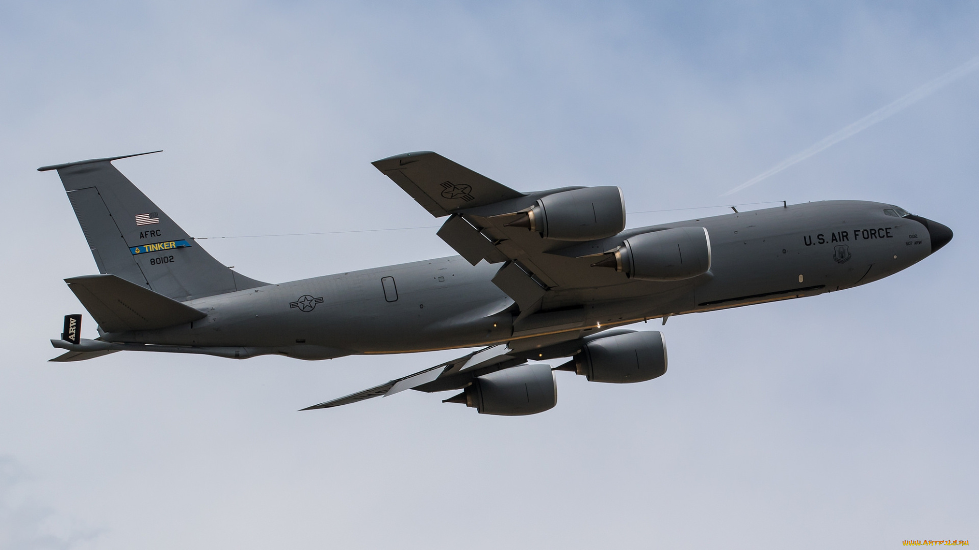 kc-135r, stratotanker, авиация, военно-транспортные, самолёты, транспорт, войсковой