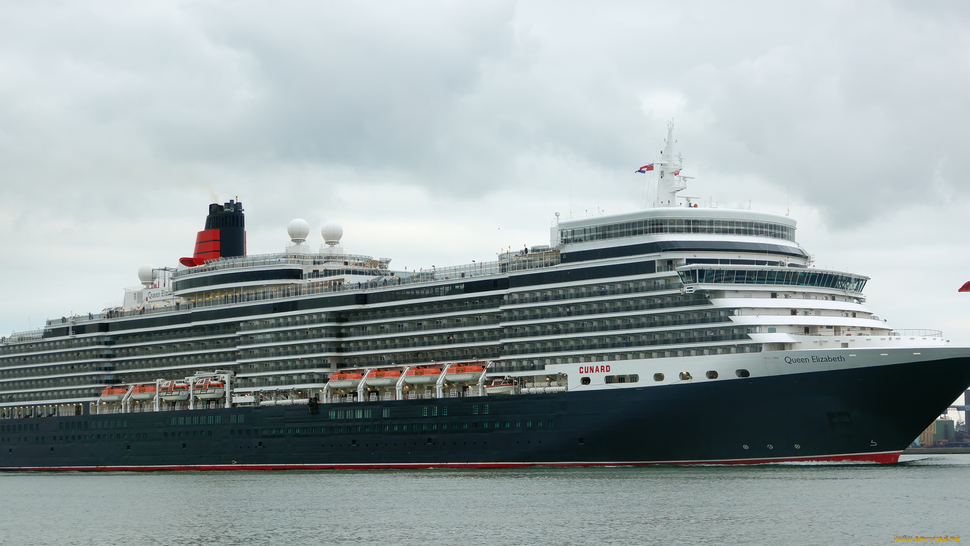 queen, elizabeth, корабли, лайнеры, круиз, лайнер