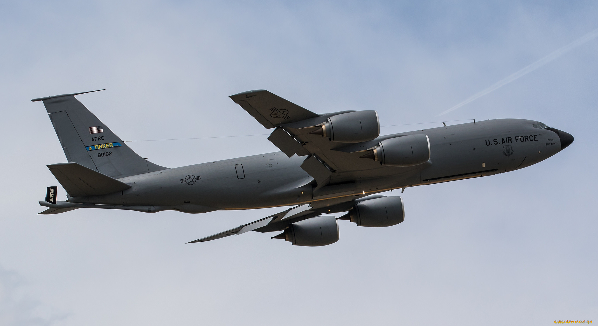kc-135r, stratotanker, авиация, военно-транспортные, самолёты, транспорт, войсковой
