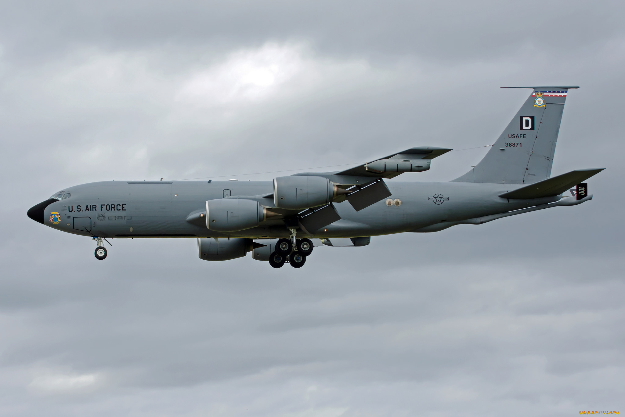 kc-135r, stratotanker, авиация, военно-транспортные, самолёты, транспорт, войсковой