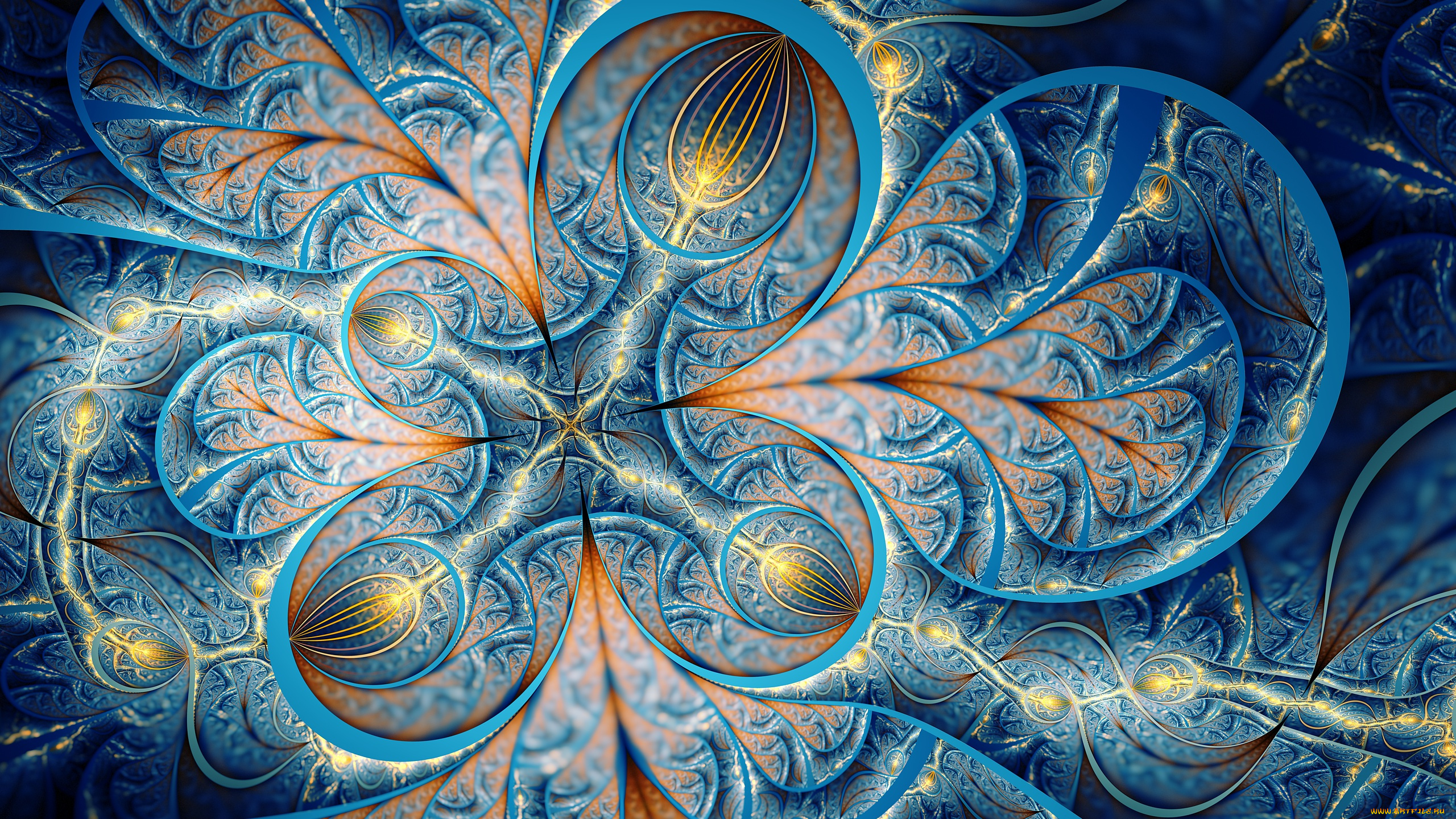 3д, графика, фракталы, , fractal, узор, фон, цвета