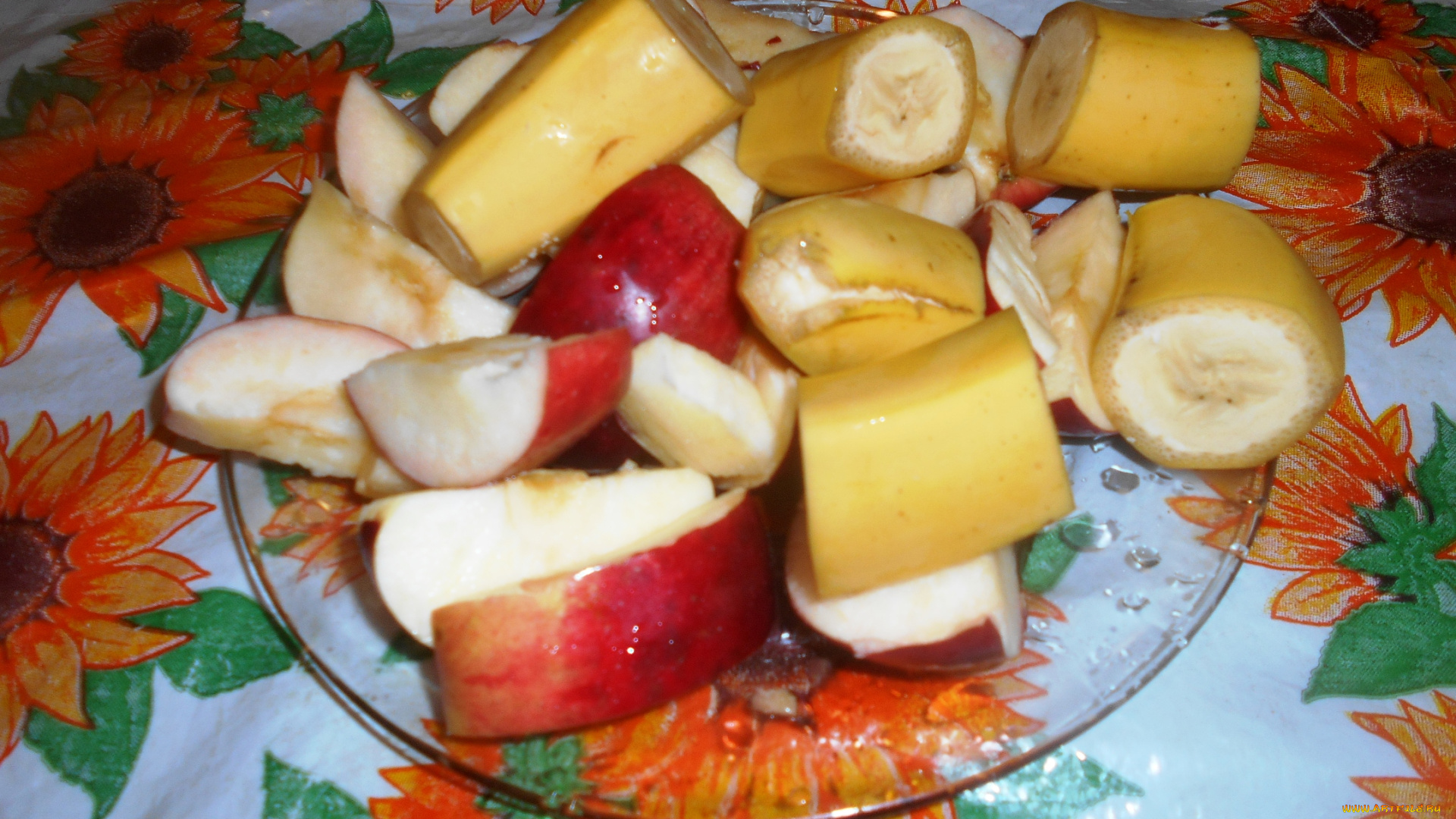 еда, бананы, яблоки