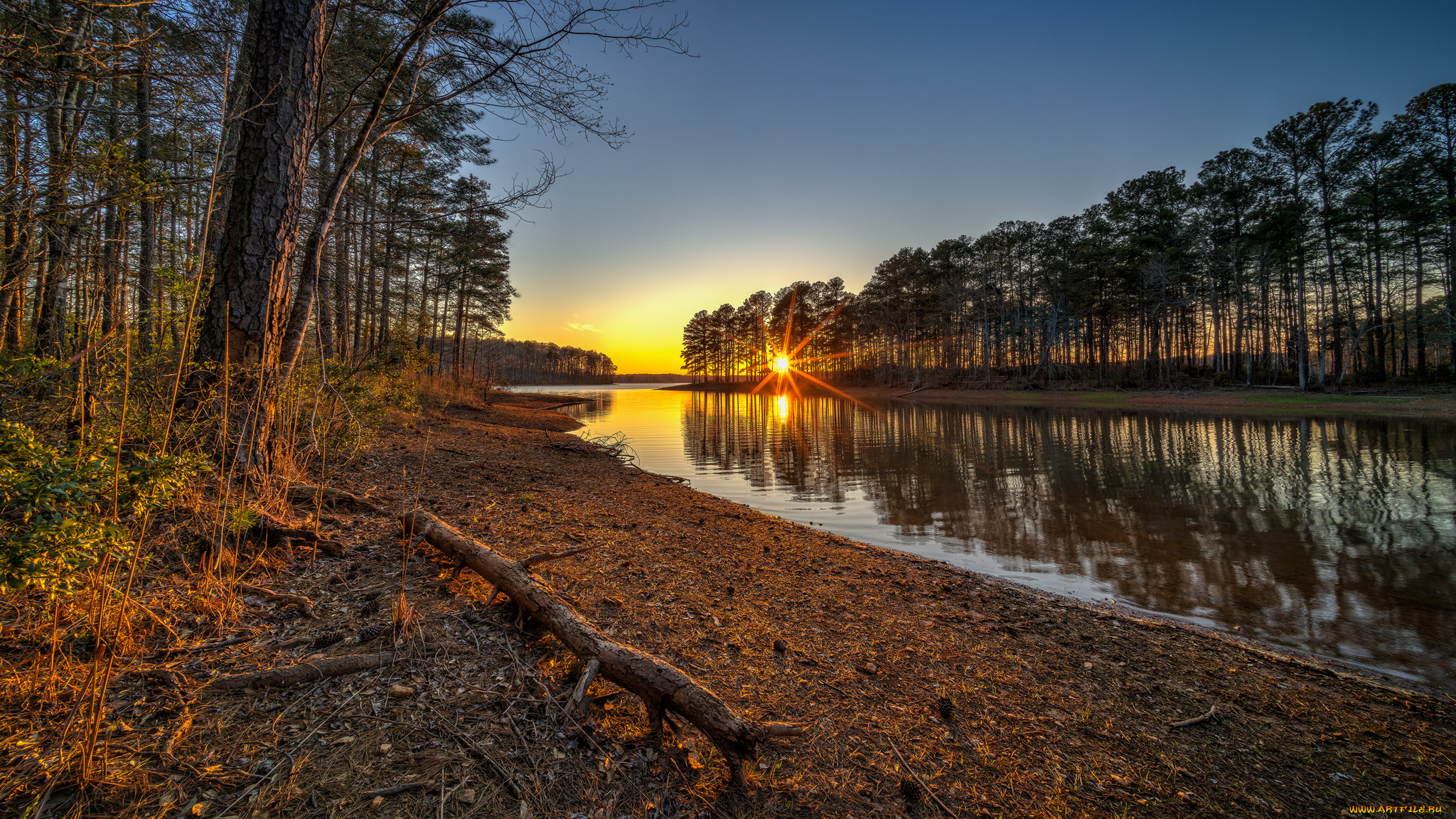 природа, реки, озера, простор