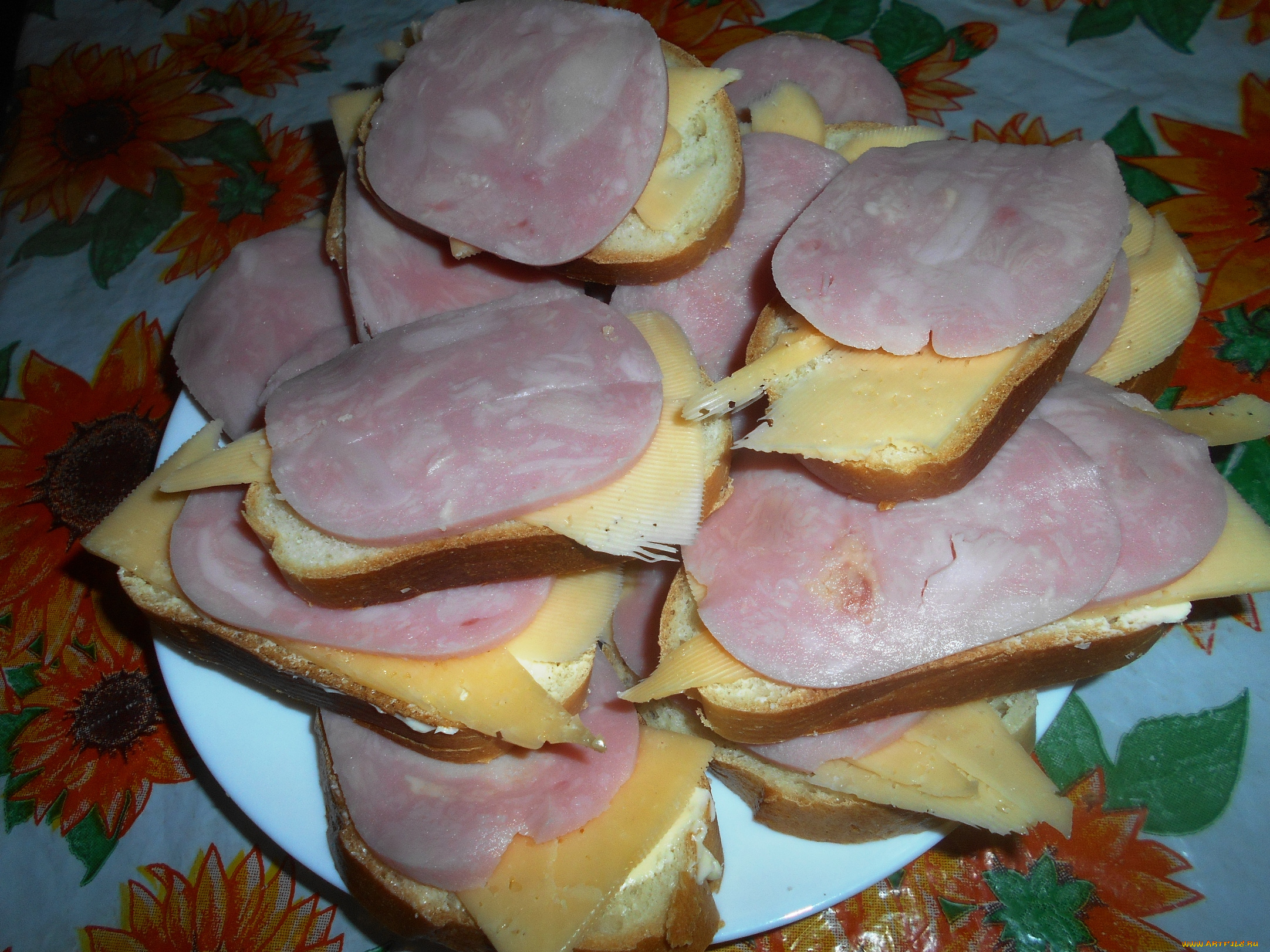 еда, бутерброды, , гамбургеры, , канапе, сыр, колбаса, хлеб