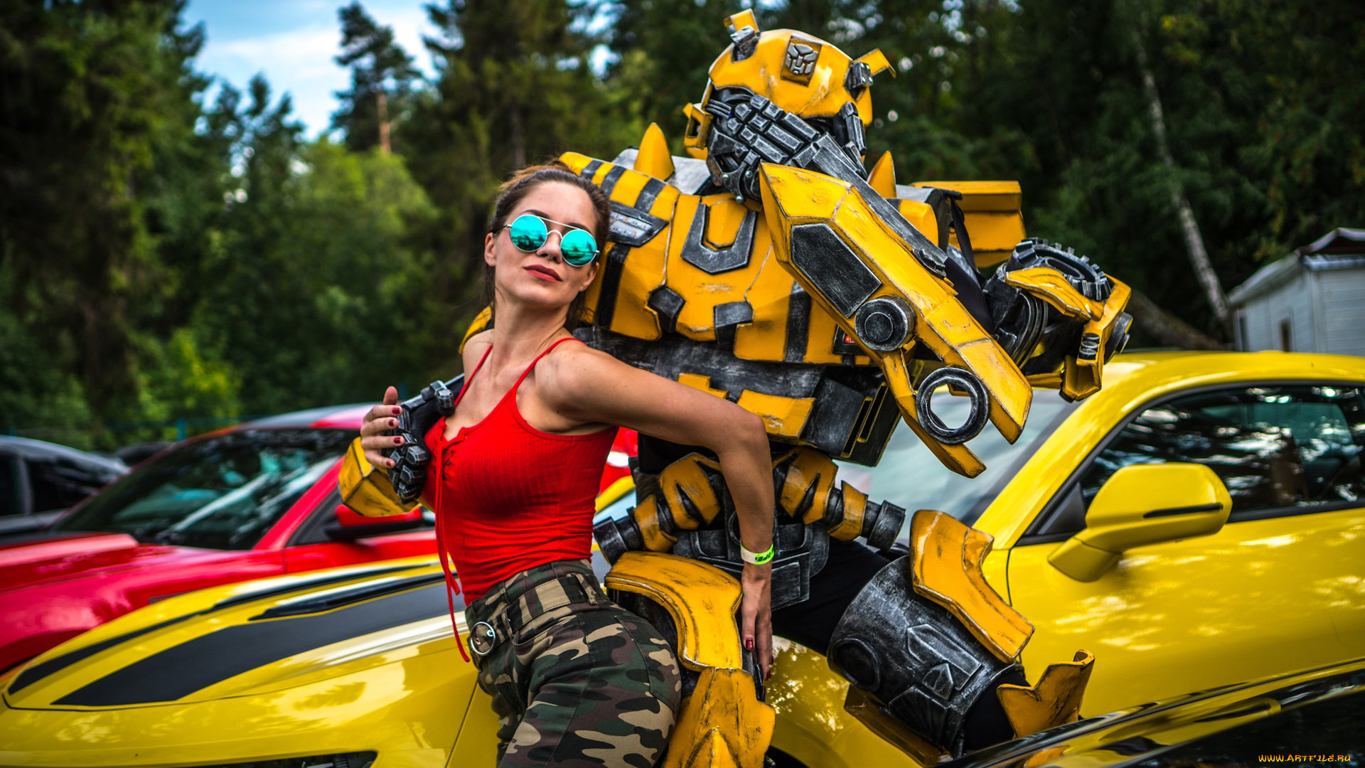 девушки, -, блондинки, , светловолосые, tuning, open, fest