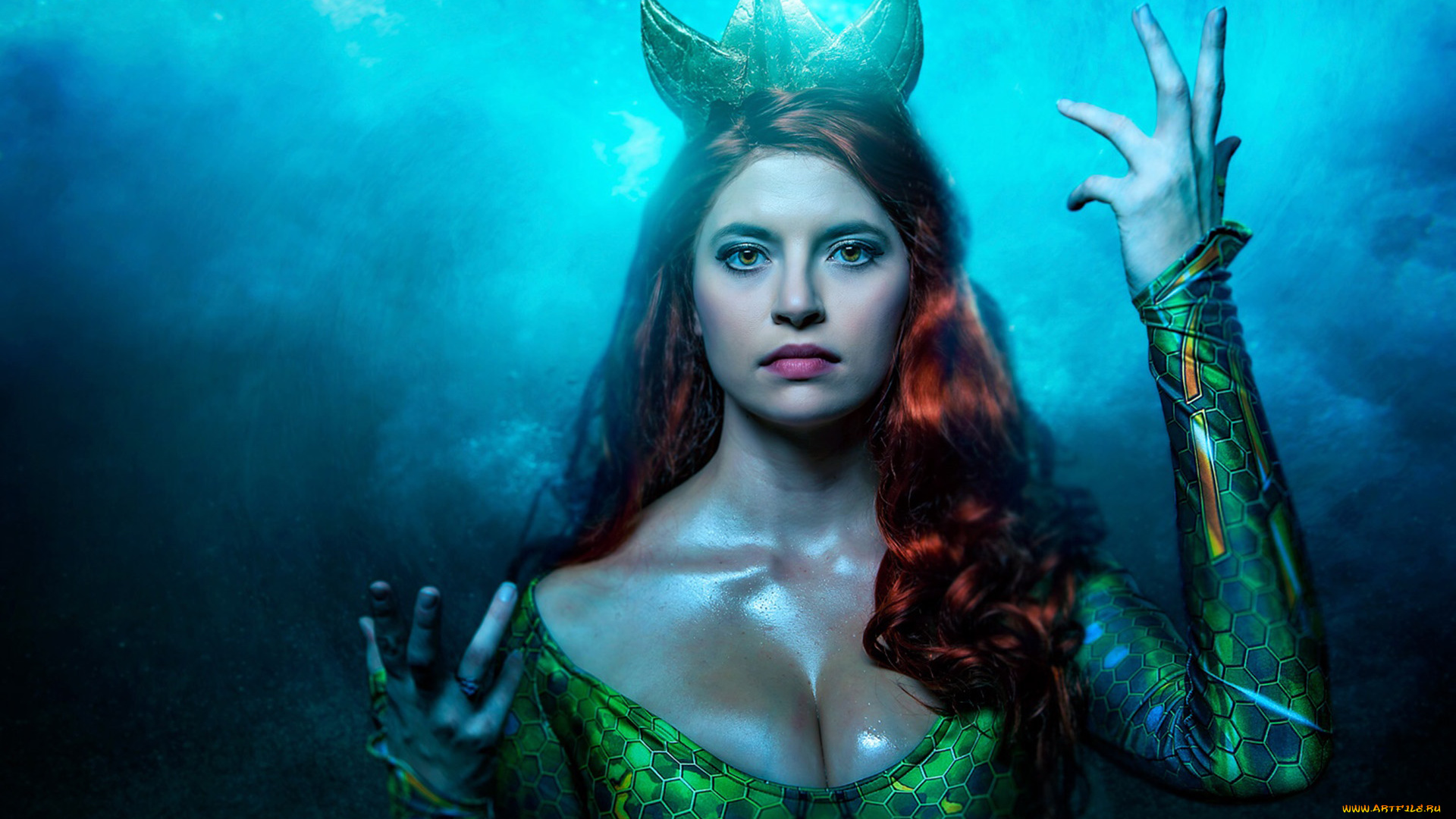 девушки, -, креатив, , косплей, mera, cosplay