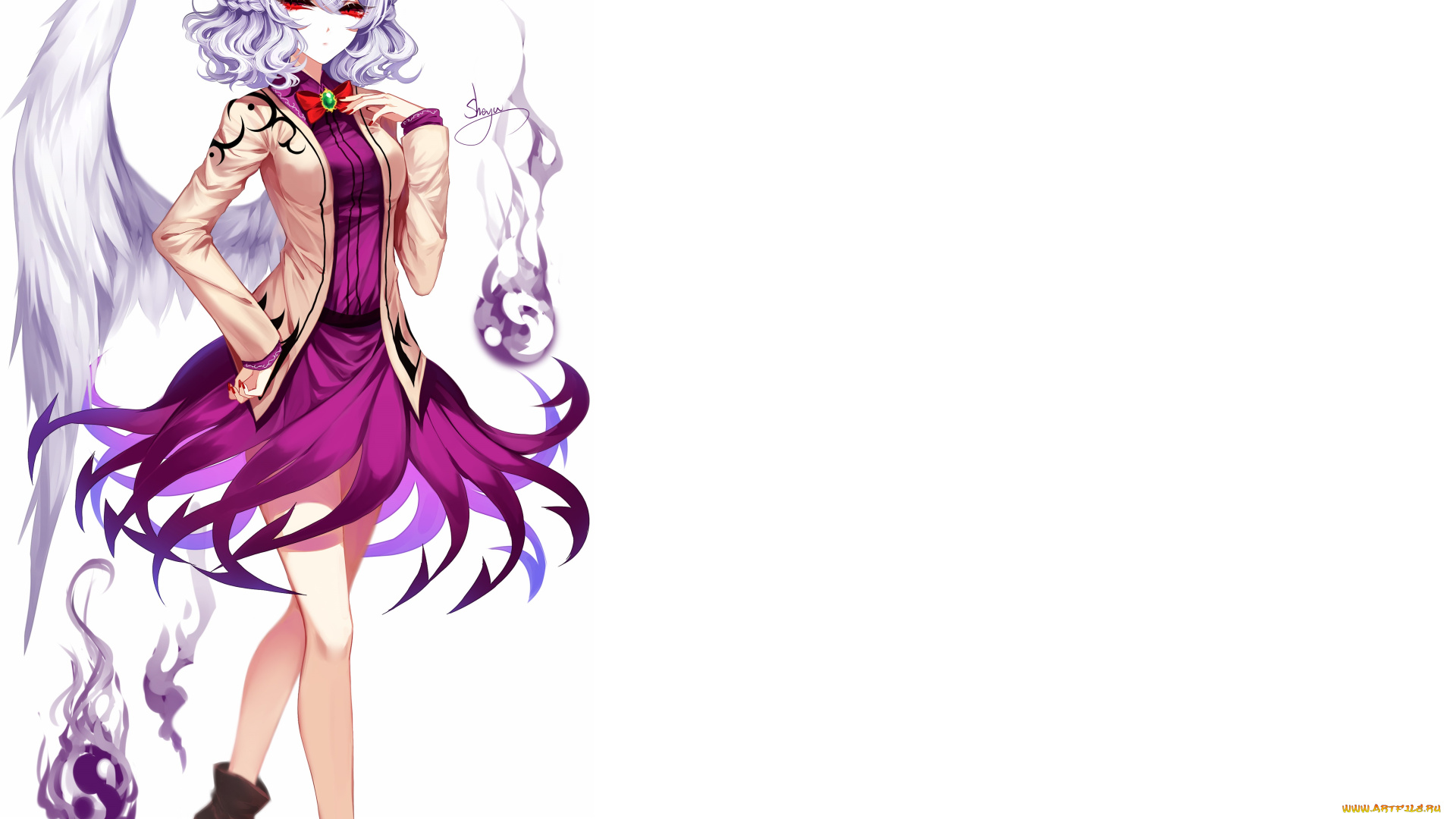 sheya, аниме, touhou, девушка