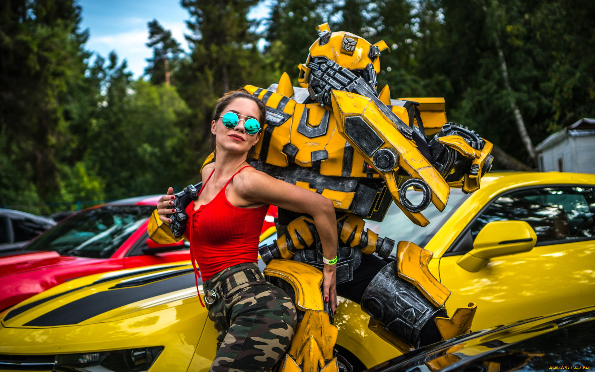 девушки, -, блондинки, , светловолосые, tuning, open, fest