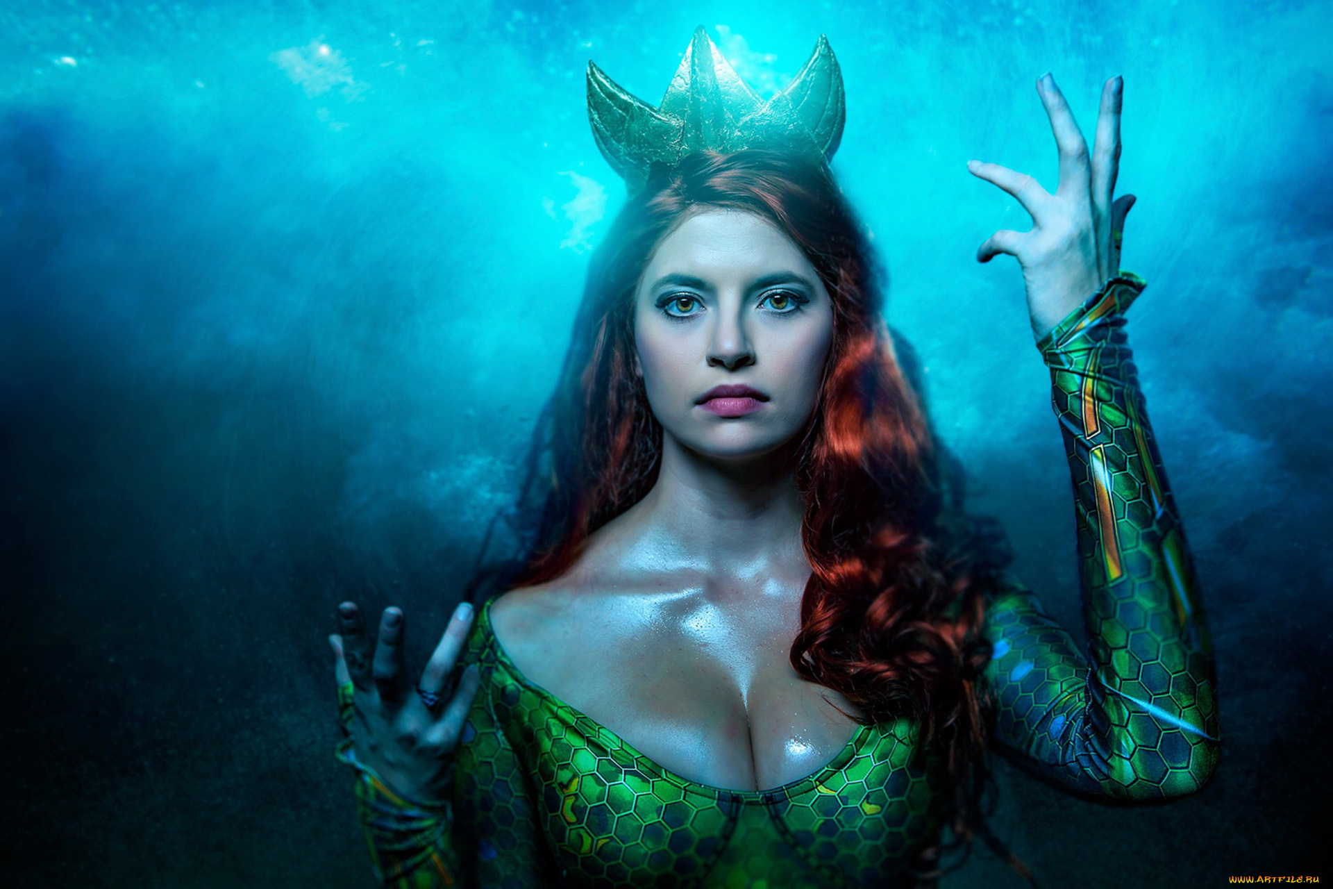 девушки, -, креатив, , косплей, mera, cosplay