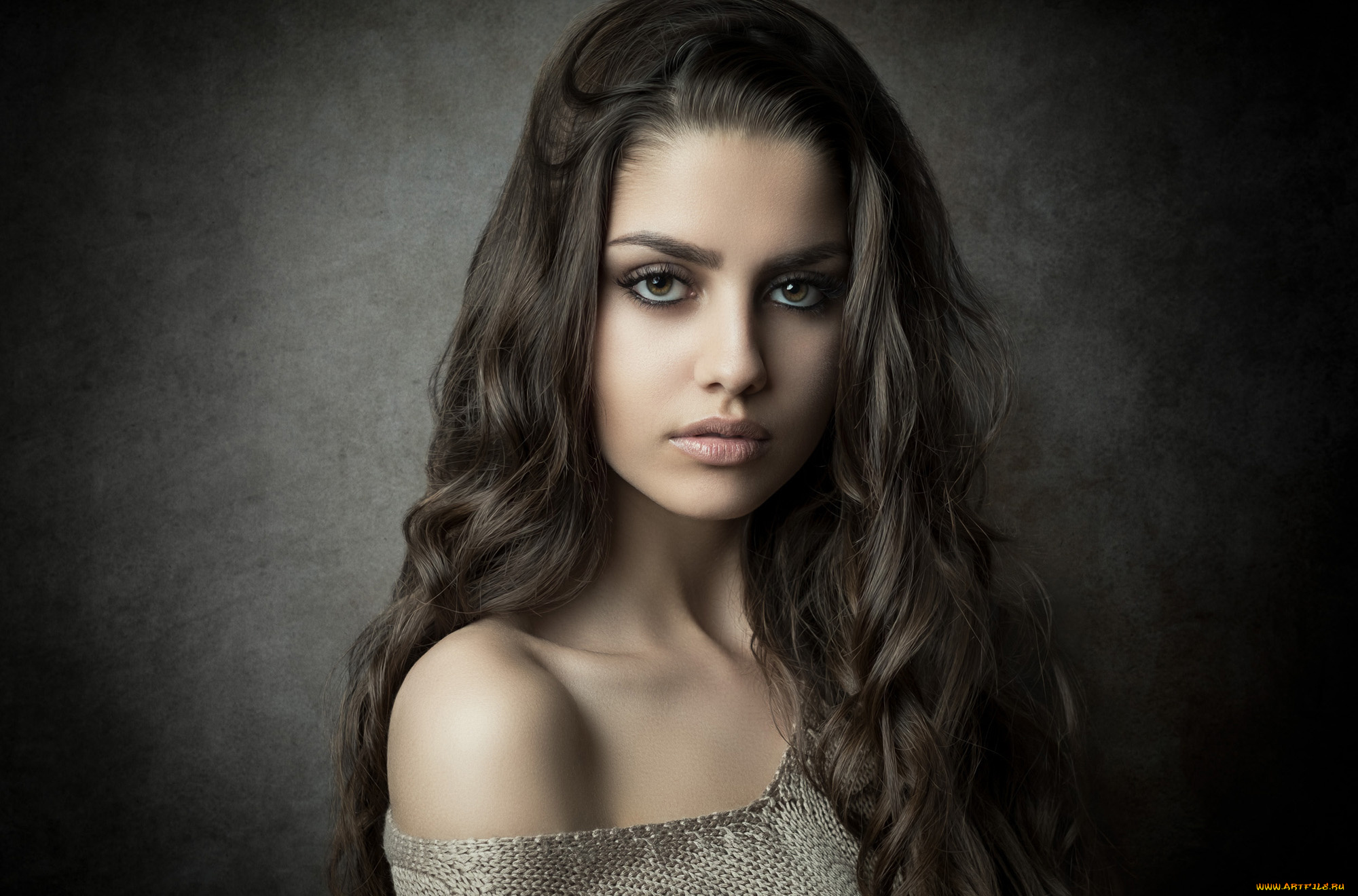 simone, haas, девушки, simone, haas, девушка, модель, брюнетка, красотка, красавица, сексуальная, взгляд, макияж, портрет, лицо