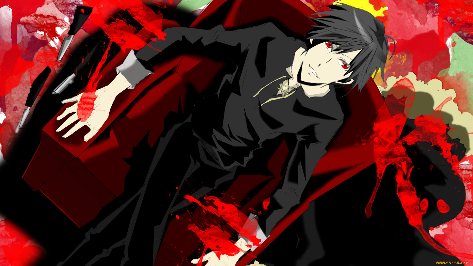 аниме, durarara, orihara, izaya, изая, орихара