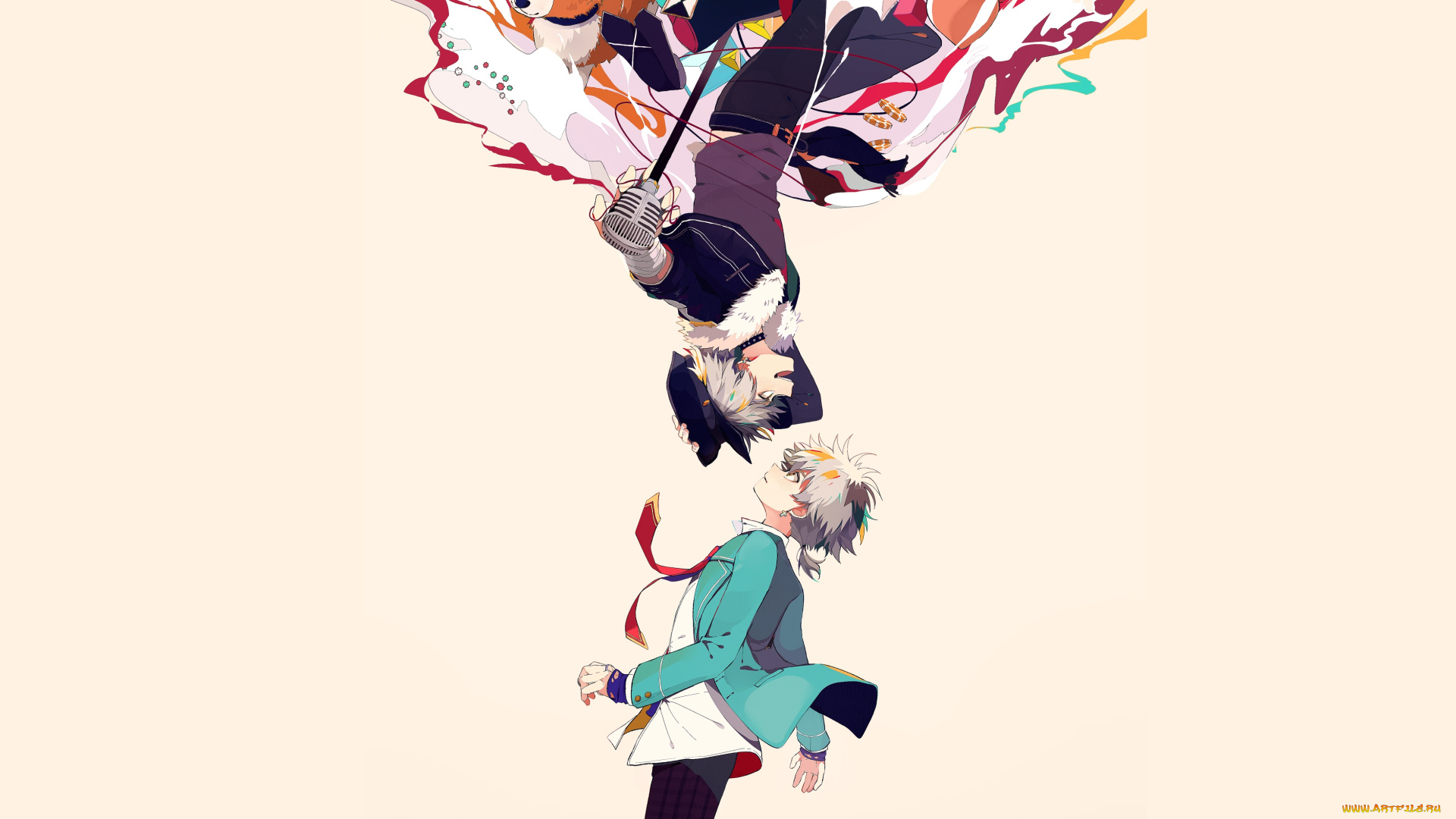 аниме, ensemble, stars, ансамбль, звёзд