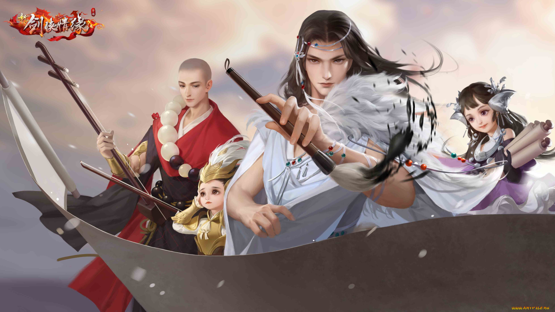 jx2, swordsman, 2, видео, игры, ---другое, персонажи, кисть, свиток