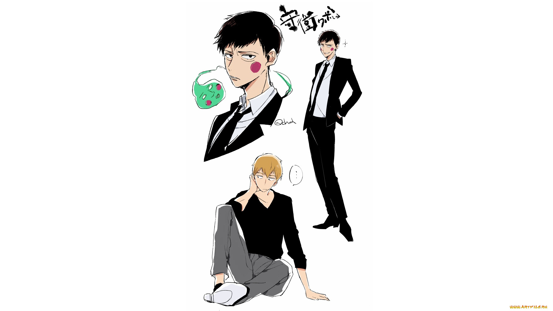 аниме, mob, psycho, 100, моб, психо, 100